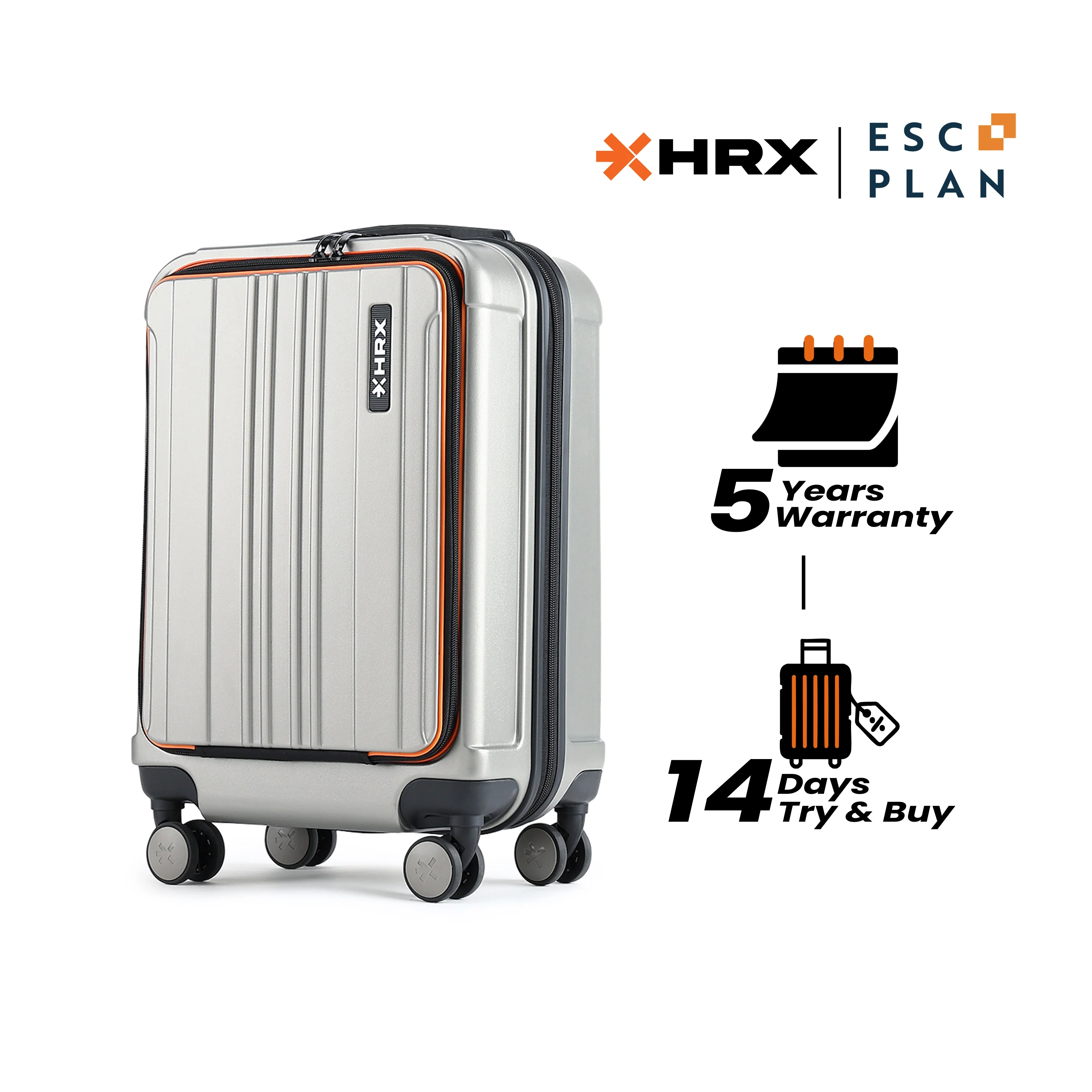 HRX Force Urban Trolley with Laptop Compartment - Image 10