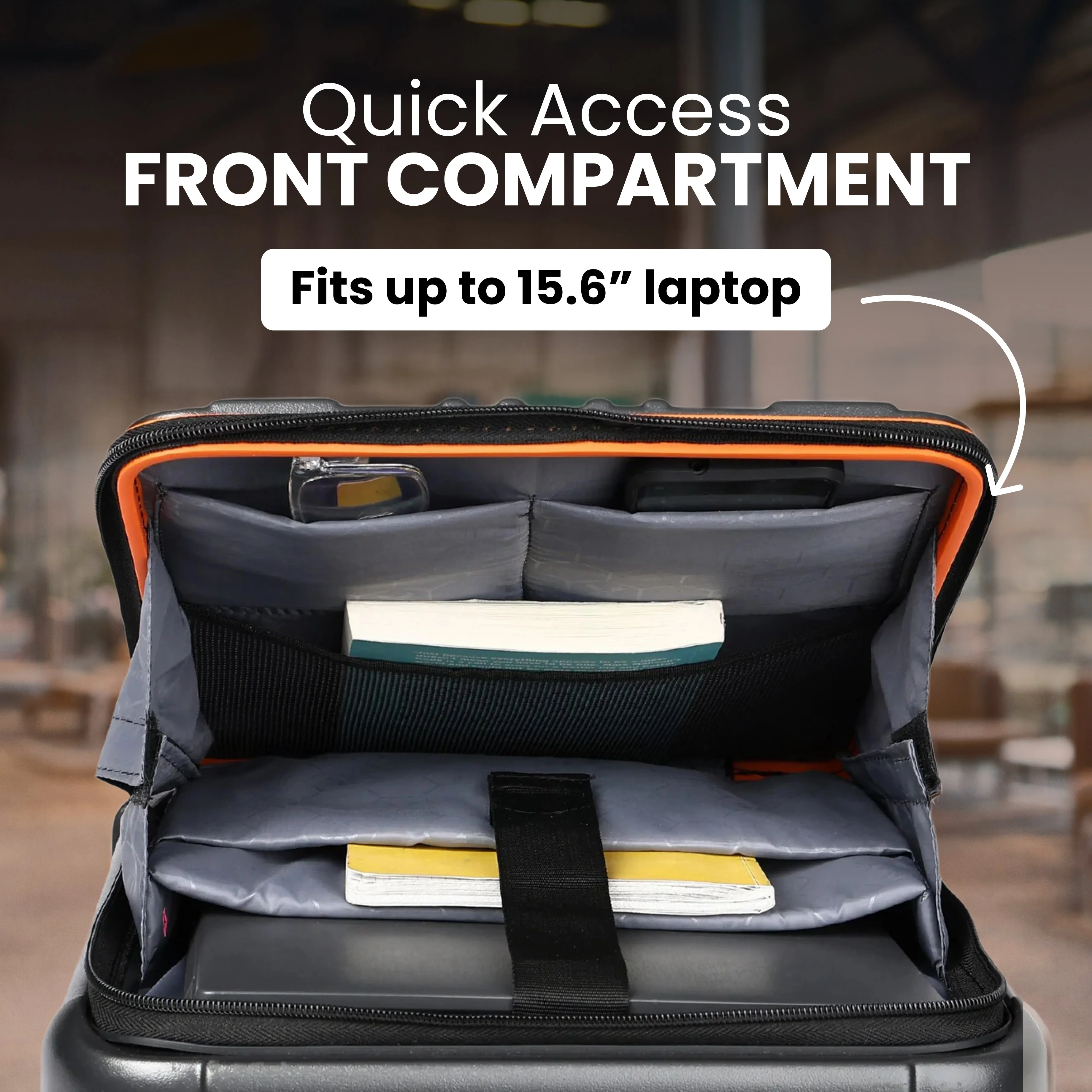 HRX Force Urban Trolley with Laptop Compartment - Image 13