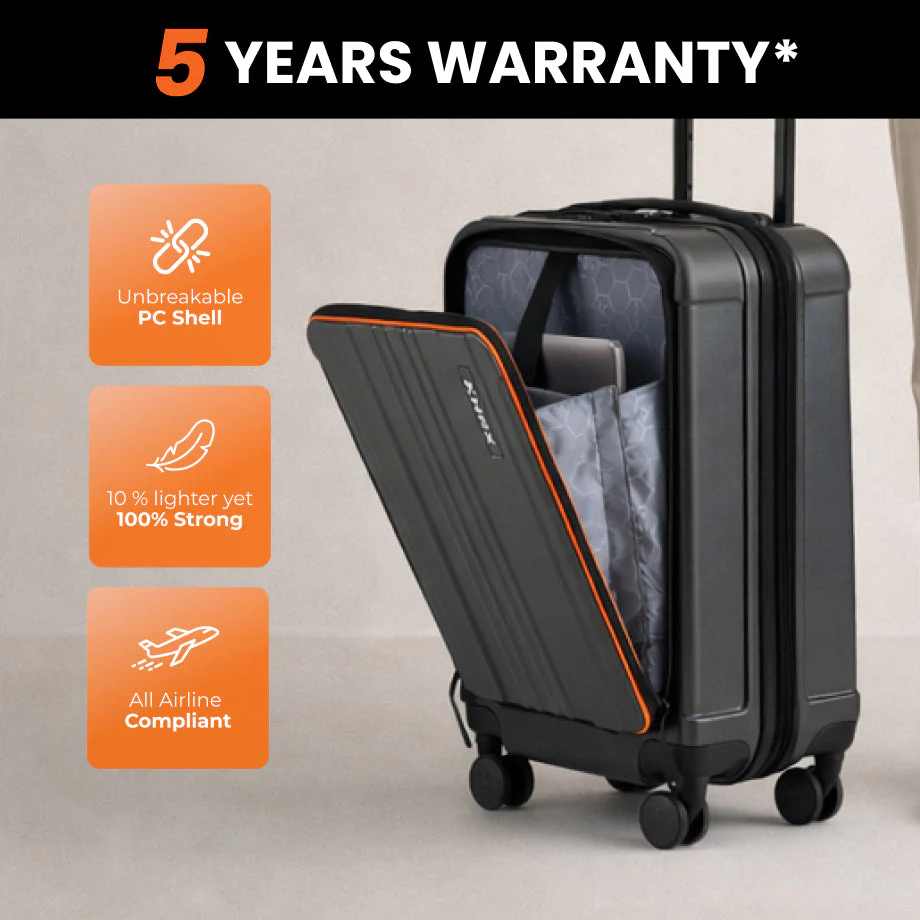 HRX Force Urban Trolley with Laptop Compartment - Image 21