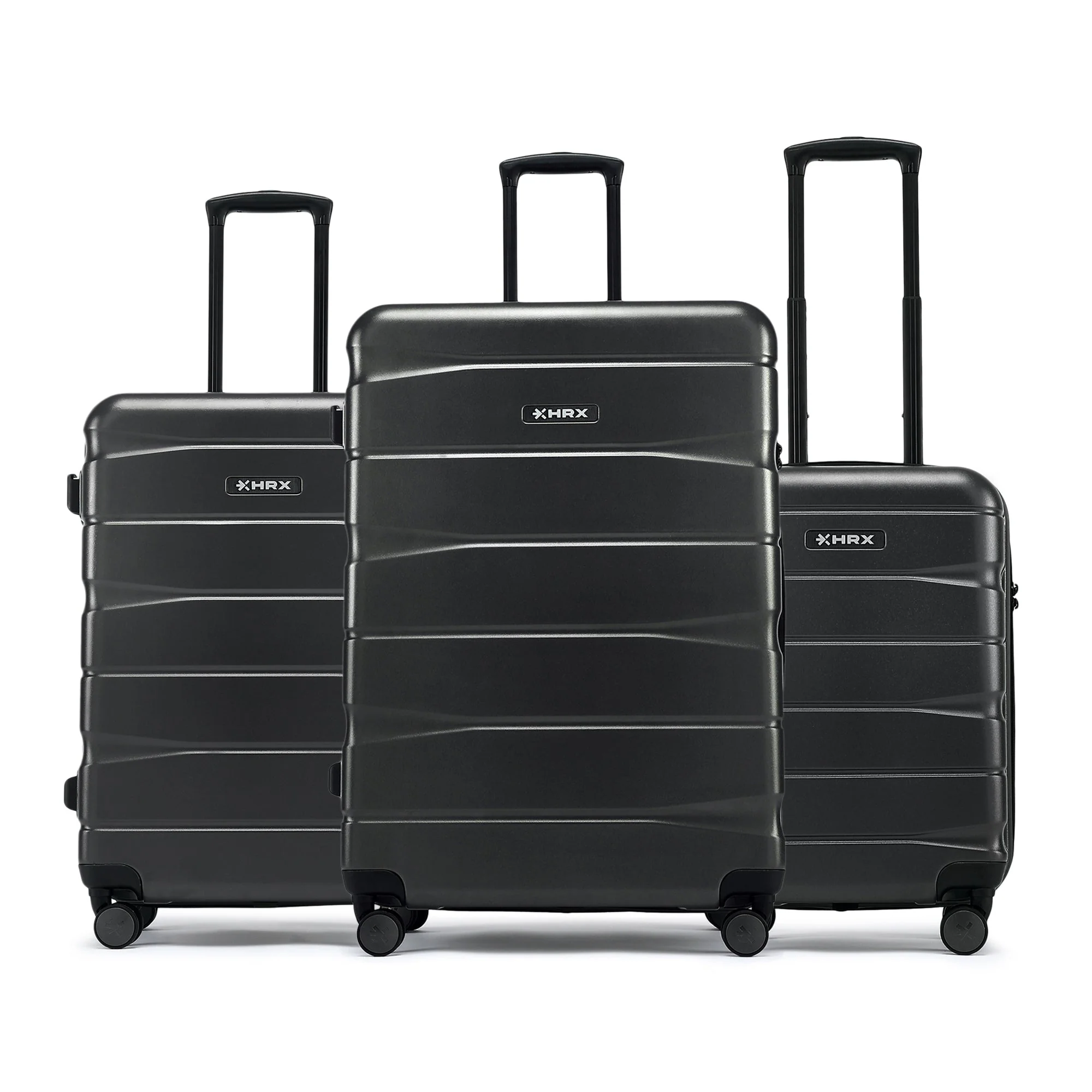 HRX by Hrithik Roshan Hard Body Set of 2 Luggage 8 Wheels - Brute - Image 25