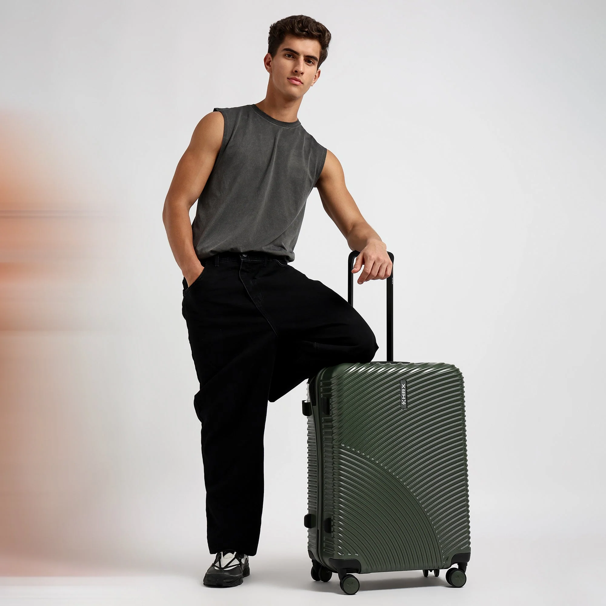 HRX by Hrithik Roshan Hard Body Set of 2 Luggage 8 Wheels - Glide - Image 106