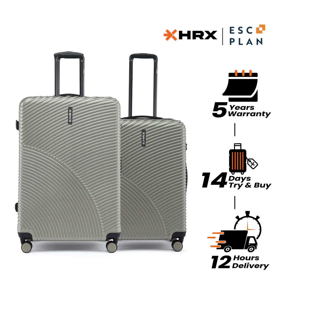 HRX by Hrithik Roshan Hard Body Set of 2 Luggage 8 Wheels - Glide - Image 114