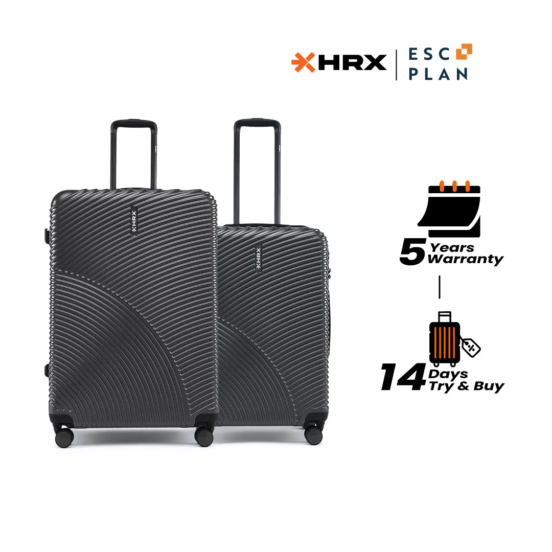 HRX by Hrithik Roshan Hard Body Set of 2 Luggage 8 Wheels - Glide - Image 158