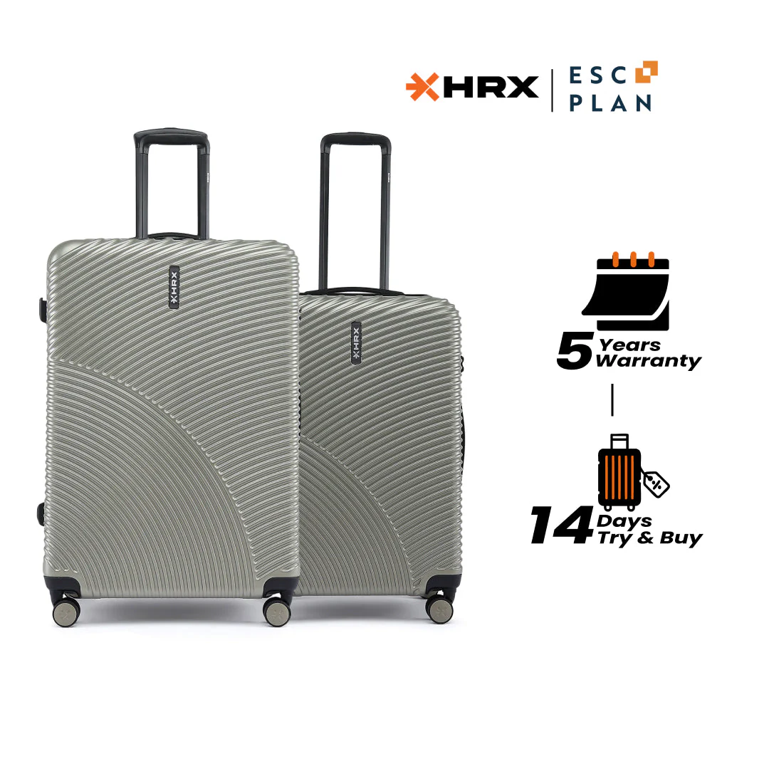 HRX by Hrithik Roshan Hard Body Set of 2 Luggage 8 Wheels - Glide - Image 160