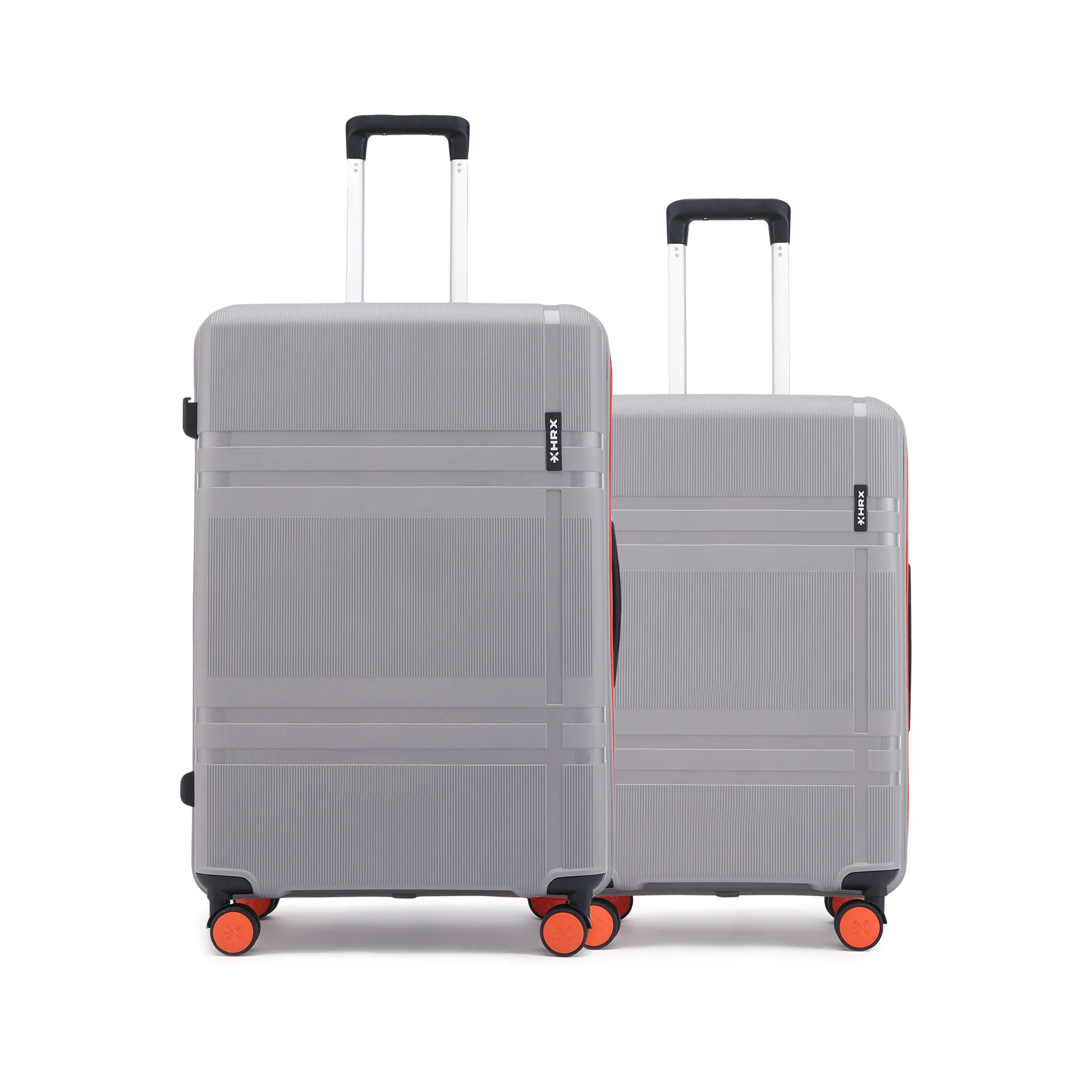 HRX by Hrithik Roshan Hard Body Set of 2 Luggage 8 Wheels - Helium - Image 142