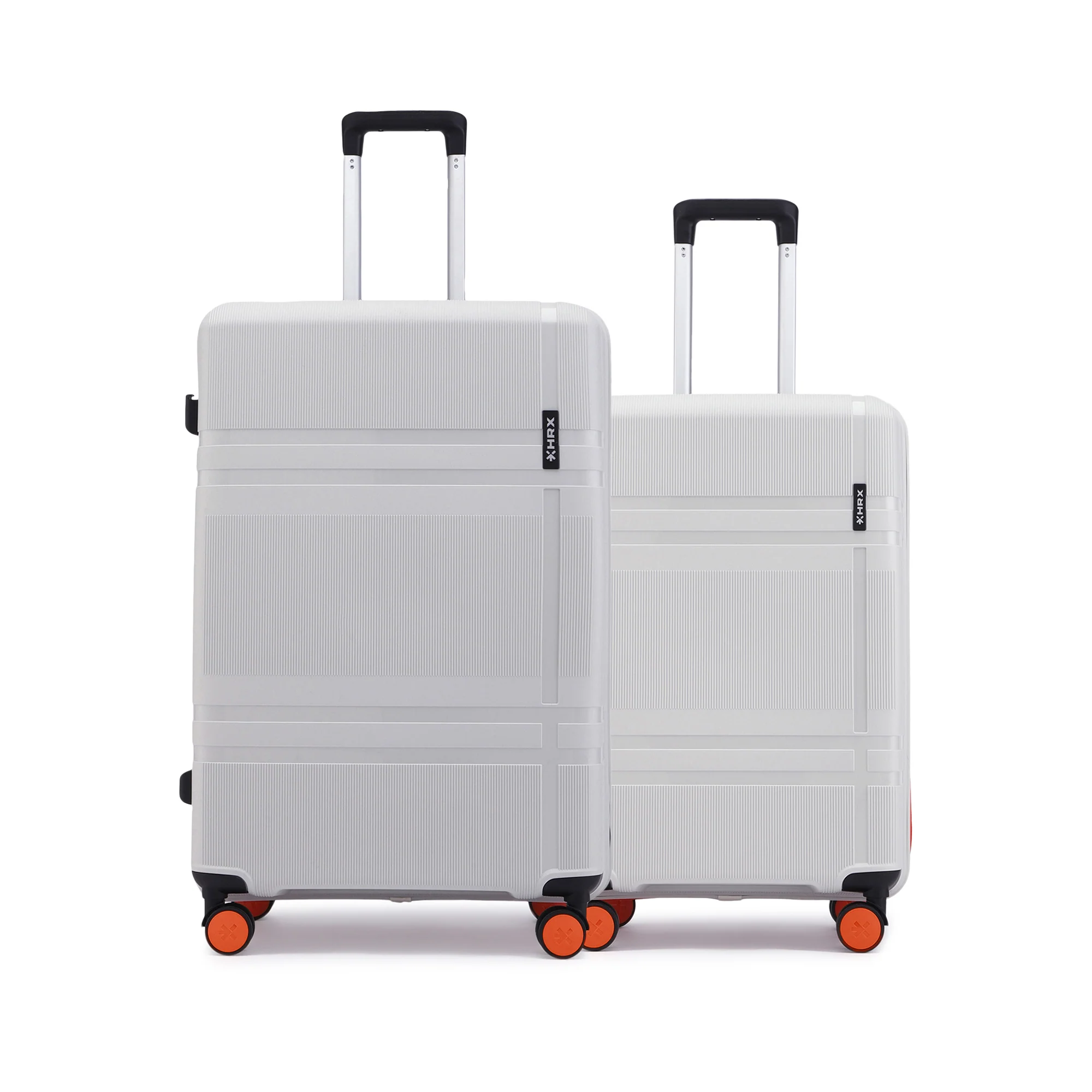 HRX by Hrithik Roshan Hard Body Set of 2 Luggage 8 Wheels - Helium - Image 170