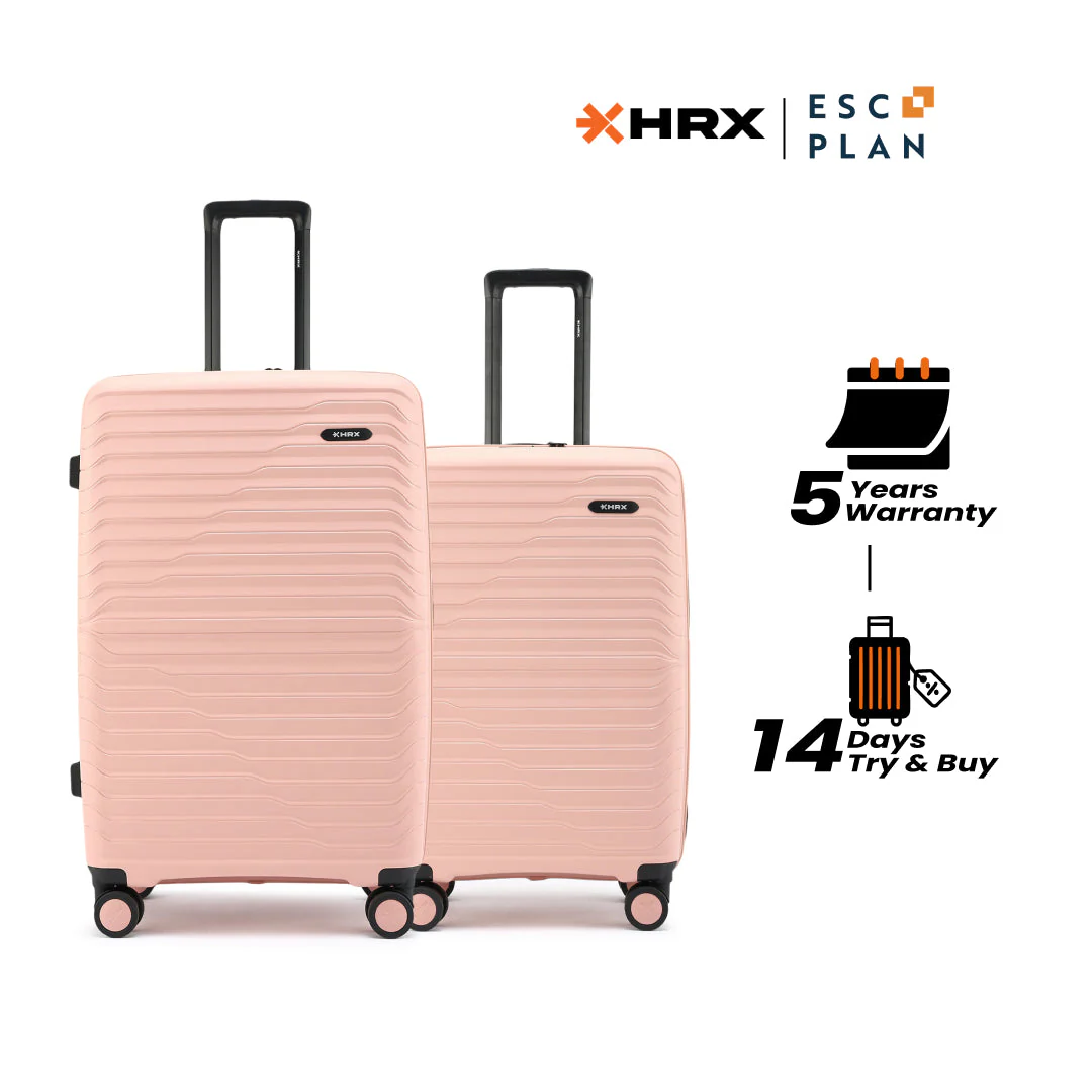HRX by Hrithik Roshan Hard Body Set of 2 Luggage 8 Wheels - Kyoto - Image 115