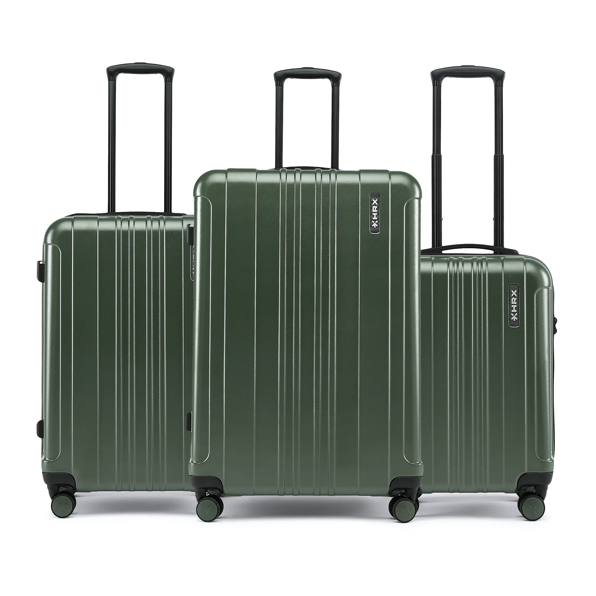 HRX by Hrithik Roshan Hard Body Set of 3 Luggage 8 Wheels - Force - Image 79