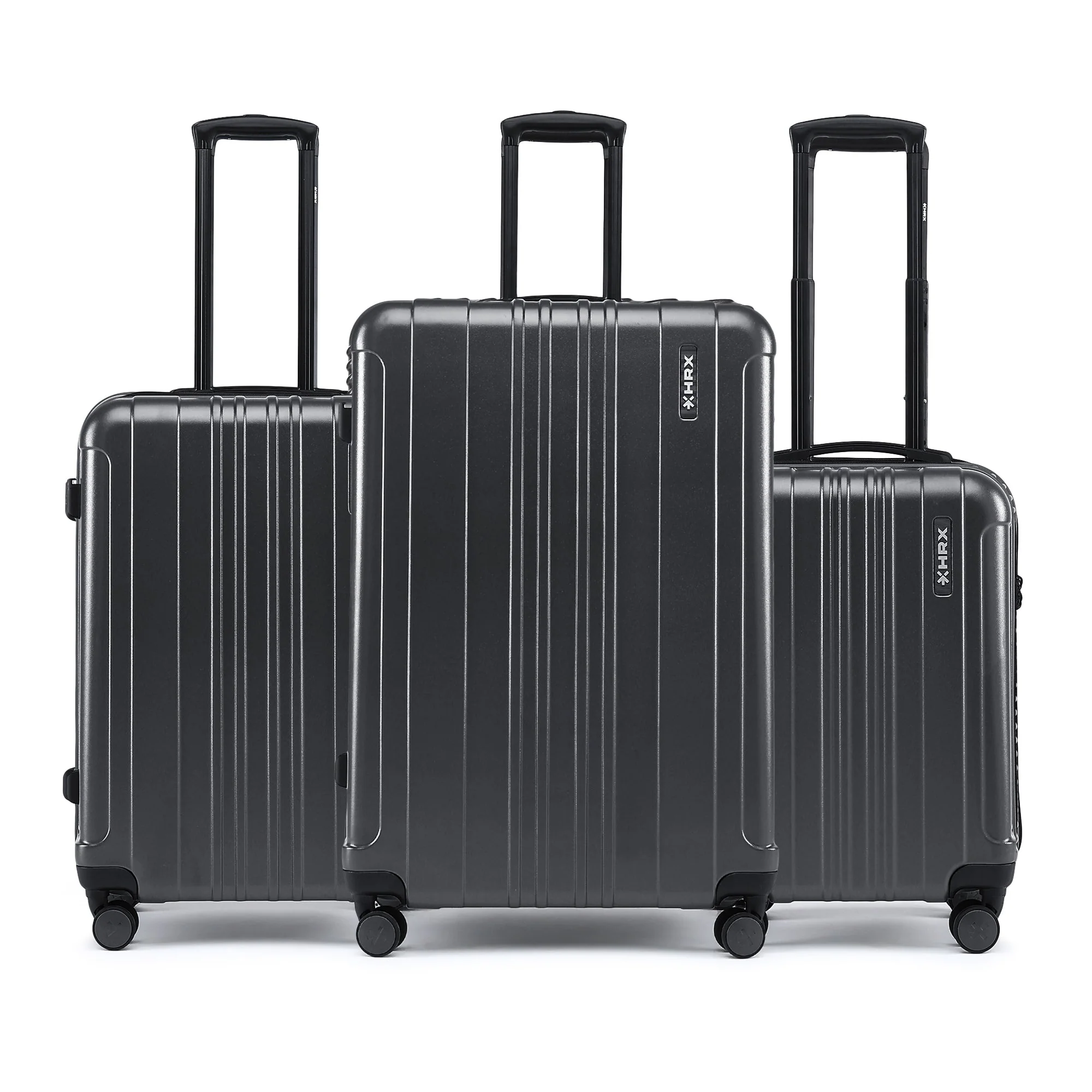 HRX by Hrithik Roshan Hard Body Set of 3 Luggage 8 Wheels - Force - Image 9