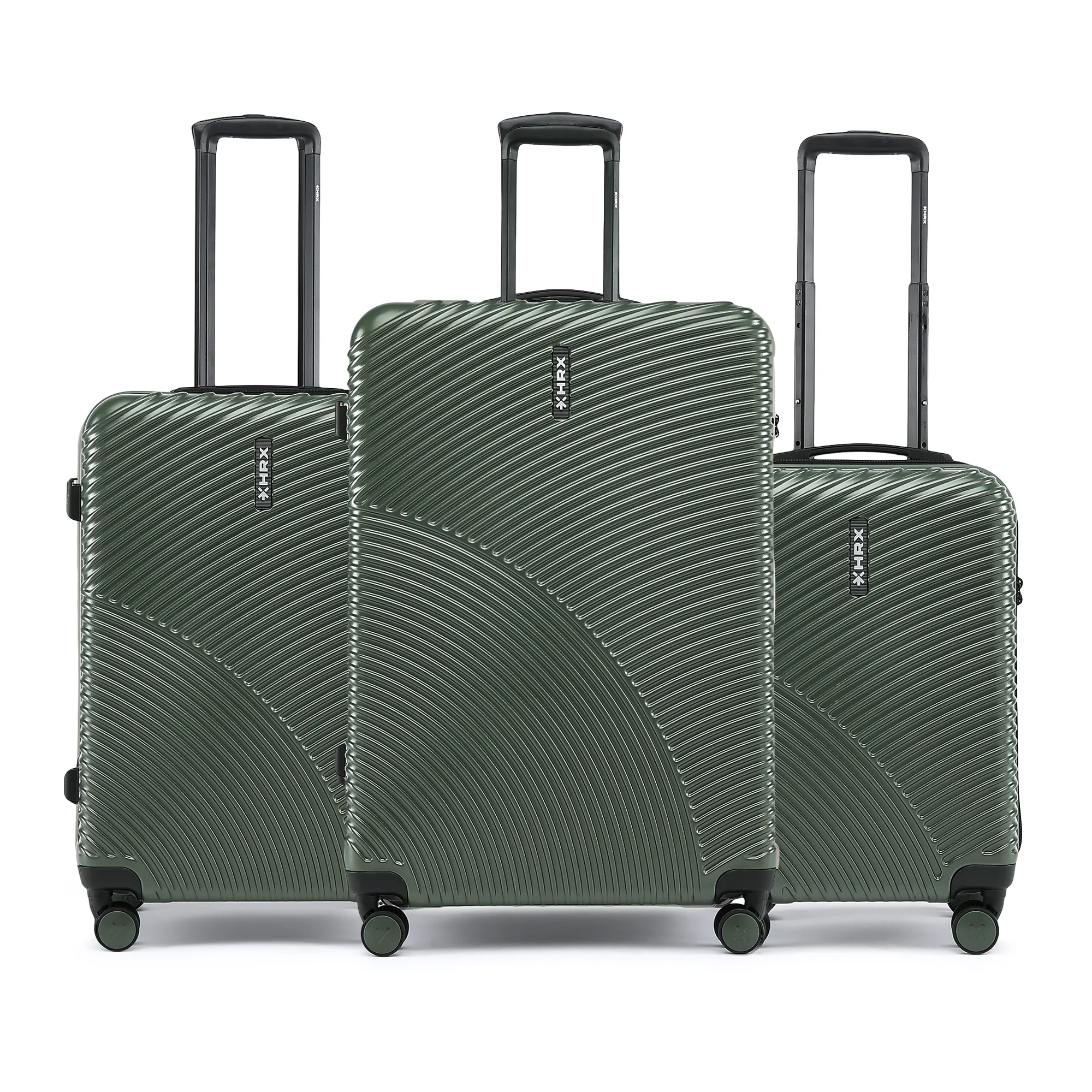 HRX by Hrithik Roshan Hard Body Set of 3 Luggage 8 Wheels - Glide - Image 68