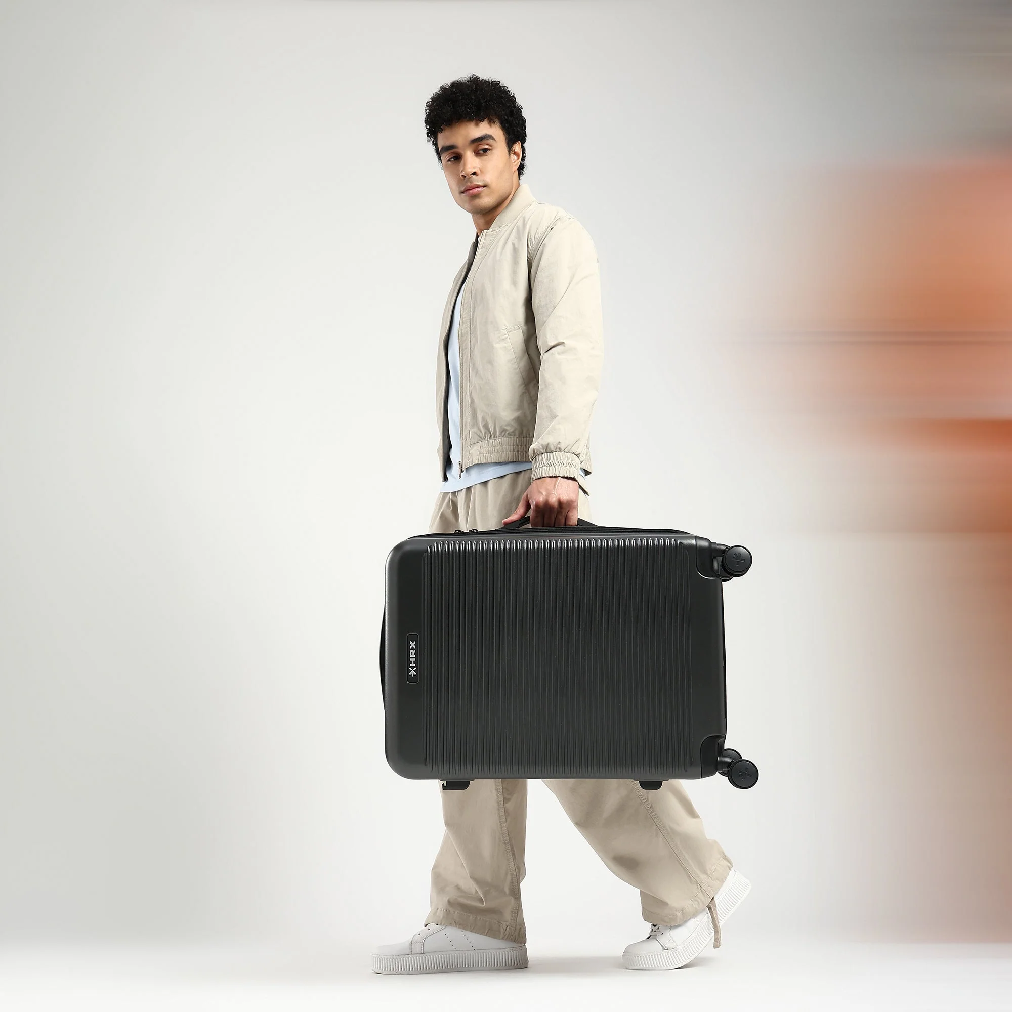 HRX by Hrithik Roshan Medium Check-in Suitcase (65 cm) 8 Wheels - Grit - Image 46