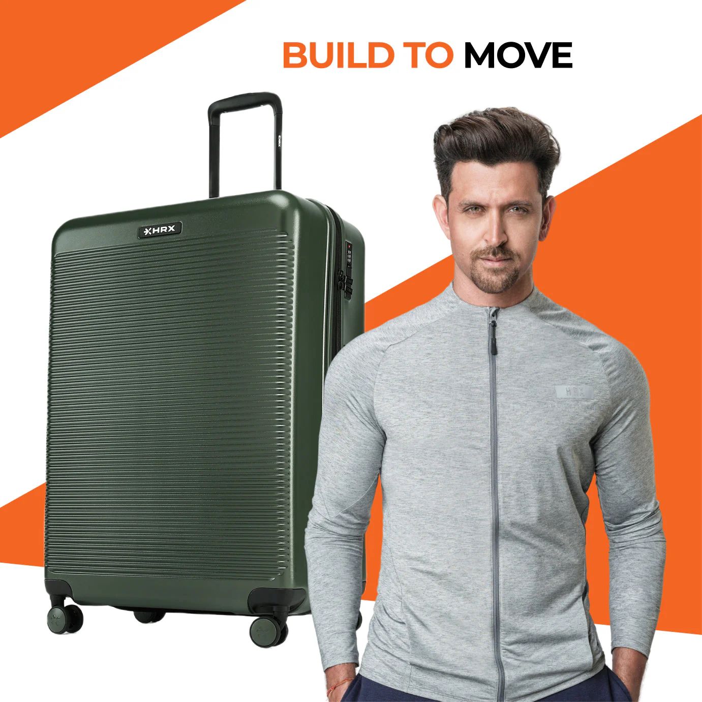HRX by Hrithik Roshan  Large Check-in Suitcase (75 cm) 8 Wheels - Grit - Image 39