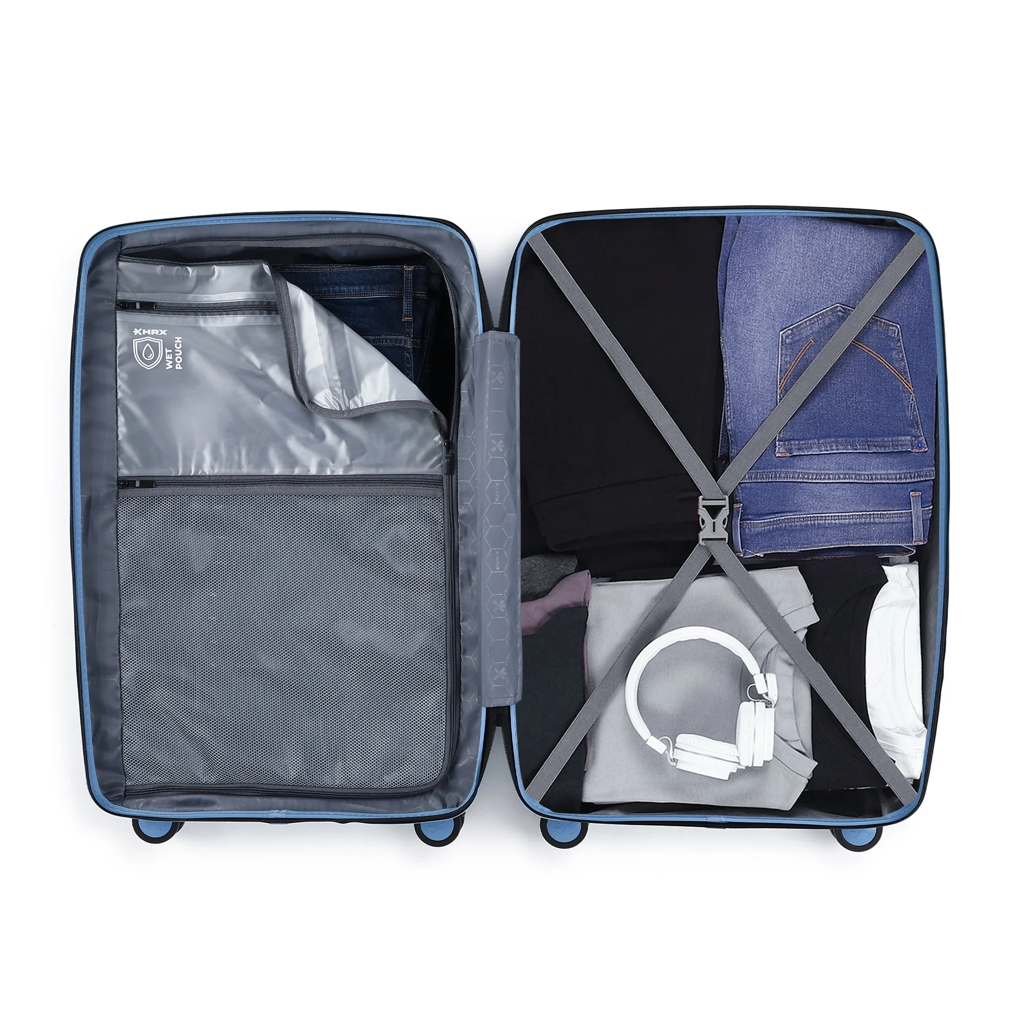 HRX by Hrithik Roshan Large Check-in Suitcase (75 cm) 8 Wheels - Kyoto - Image 24