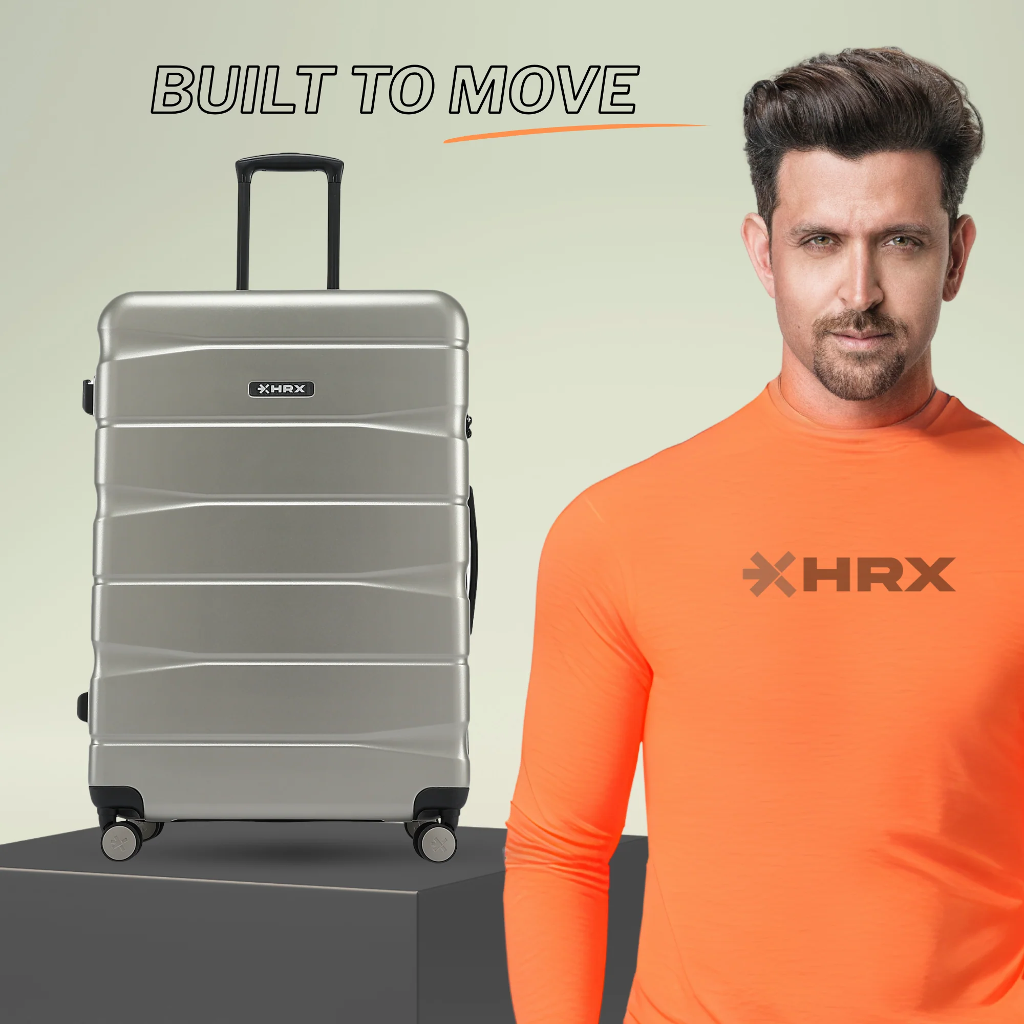 HRX by Hrithik Roshan Large Check-in Suitcase (75 cm) 8 Wheels - Brute - Image 20