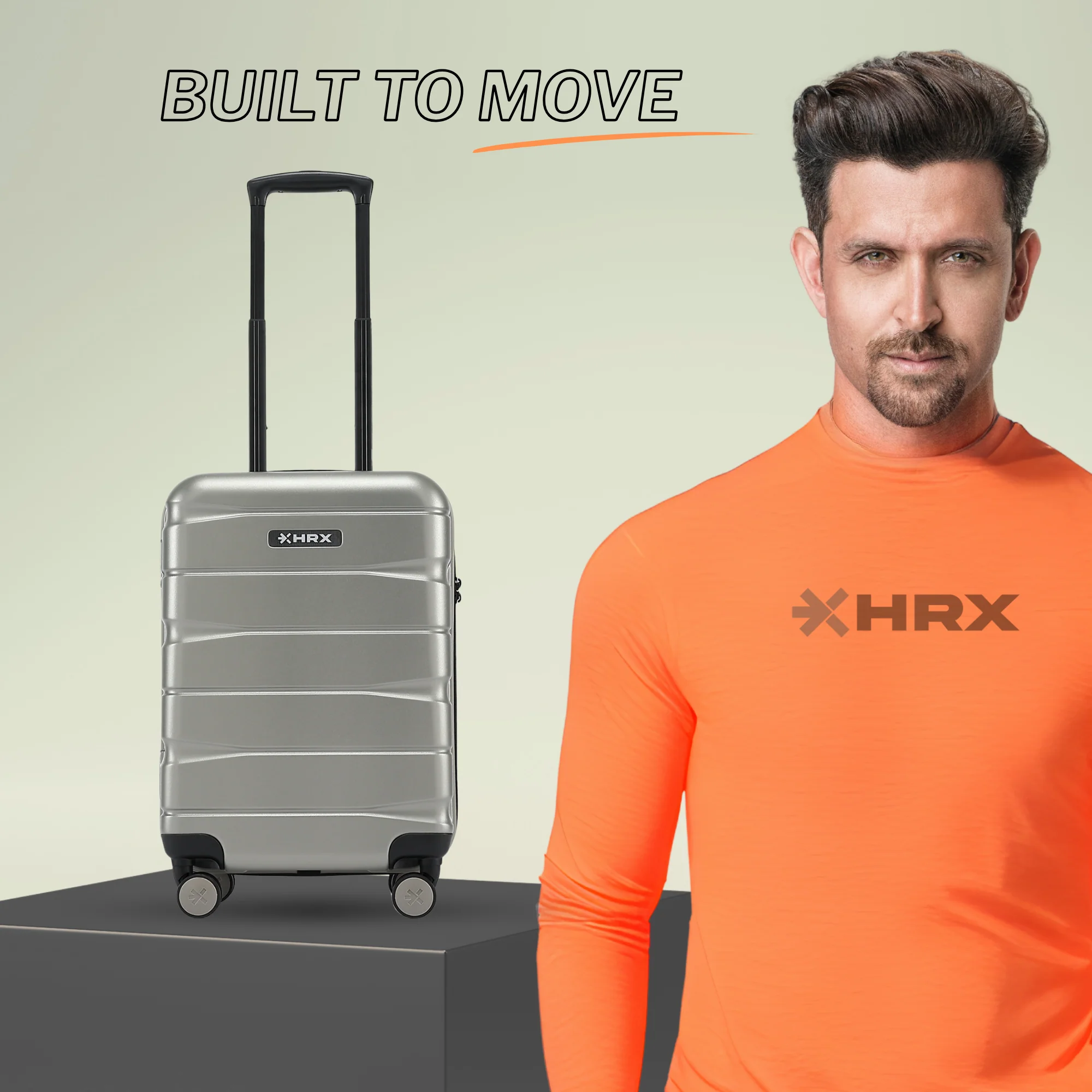 HRX by Hrithik Roshan Large Check-in Suitcase (75 cm) 8 Wheels - Brute - Image 7