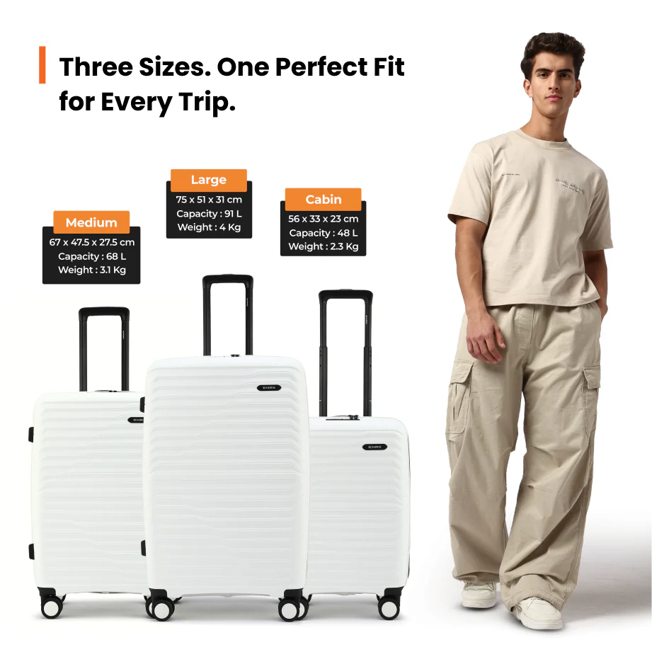HRX by Hrithik Roshan Large Check-in Suitcase (75 cm) 8 Wheels - Kyoto - Image 102