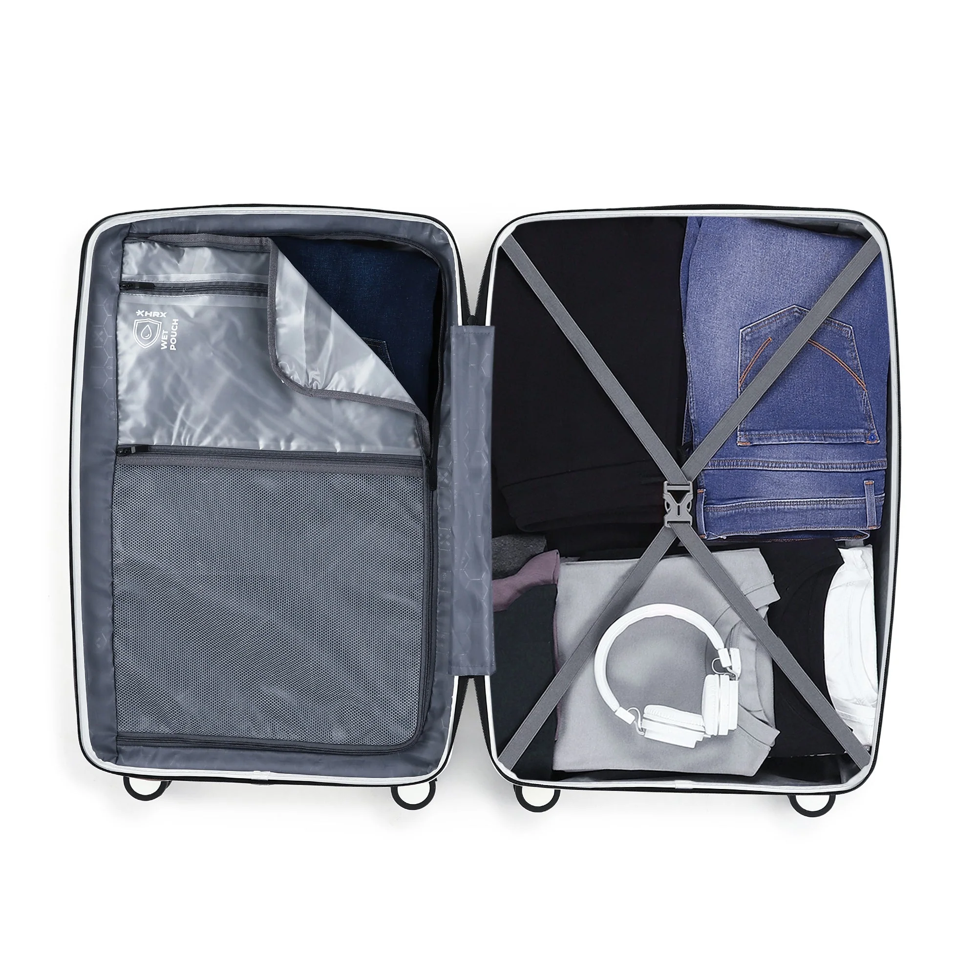 HRX by Hrithik Roshan Large Check-in Suitcase (75 cm) 8 Wheels - Kyoto - Image 19