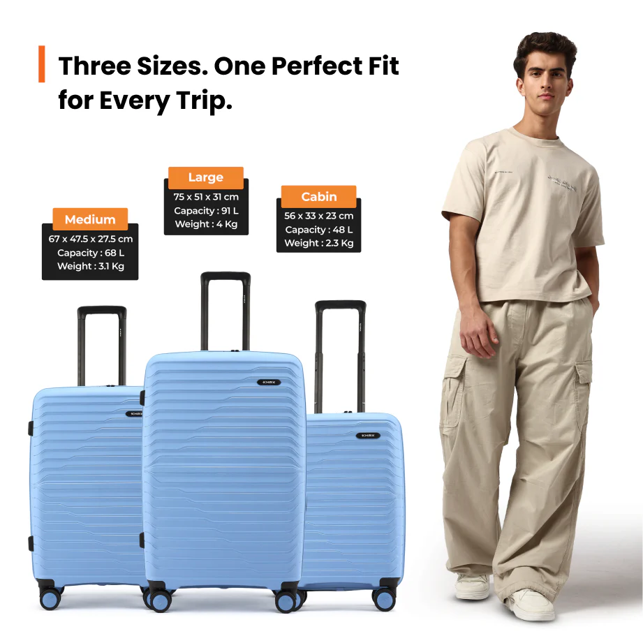 HRX by Hrithik Roshan Large Check-in Suitcase (75 cm) 8 Wheels - Kyoto - Image 64