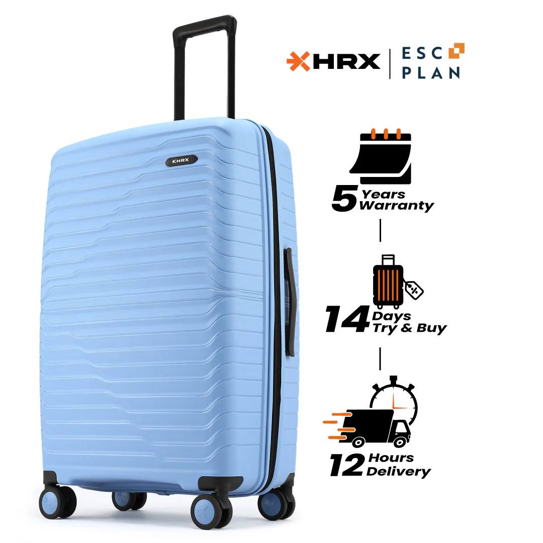 HRX by Hrithik Roshan Large Check-in Suitcase (75 cm) 8 Wheels - Kyoto - Image 66