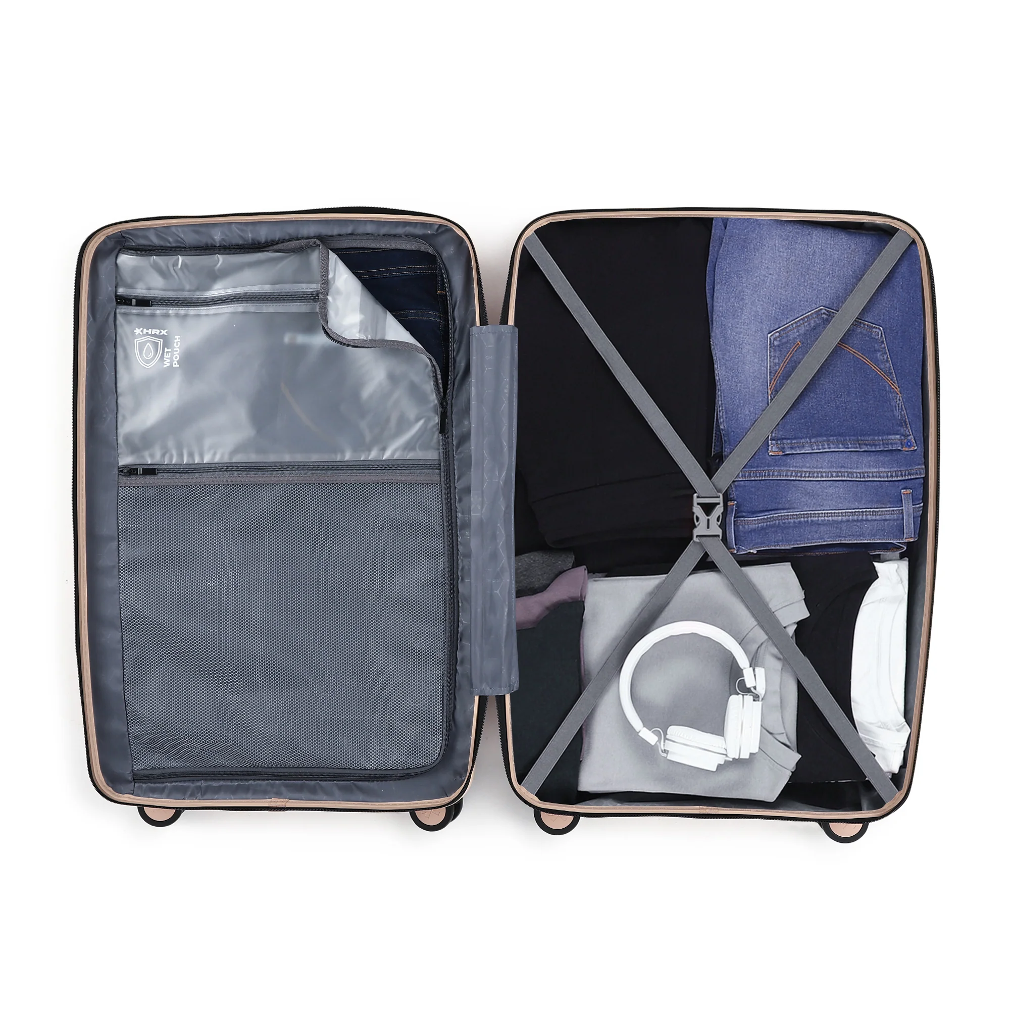 HRX by Hrithik Roshan Large Check-in Suitcase (75 cm) 8 Wheels - Kyoto - Image 87