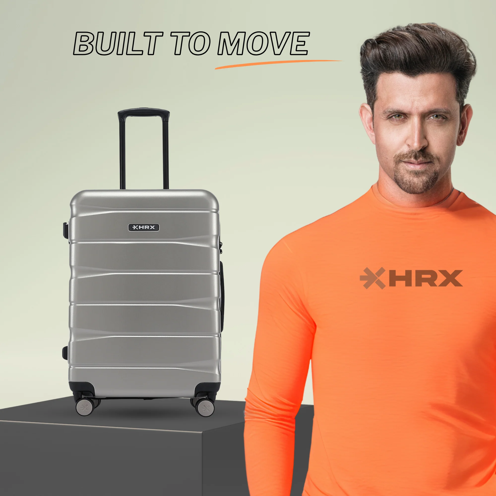 HRX by Hrithik Roshan Medium Check-in Suitcase (65 cm) 8 Wheels - Brute - Image 18
