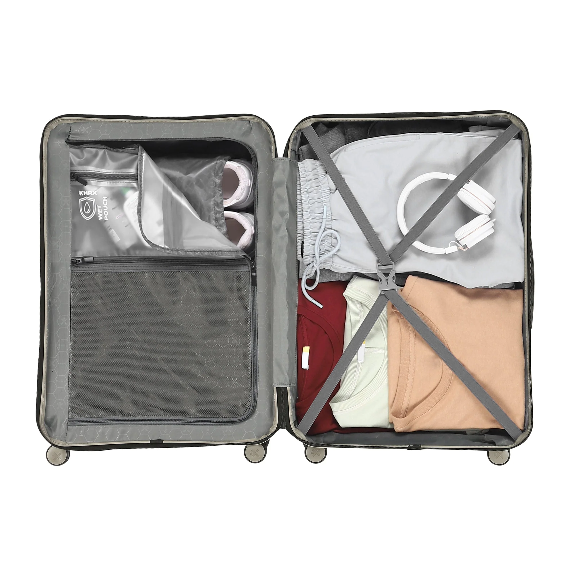 HRX by Hrithik Roshan Medium Check-in Suitcase (65 cm) 8 Wheels - Brute - Image 42