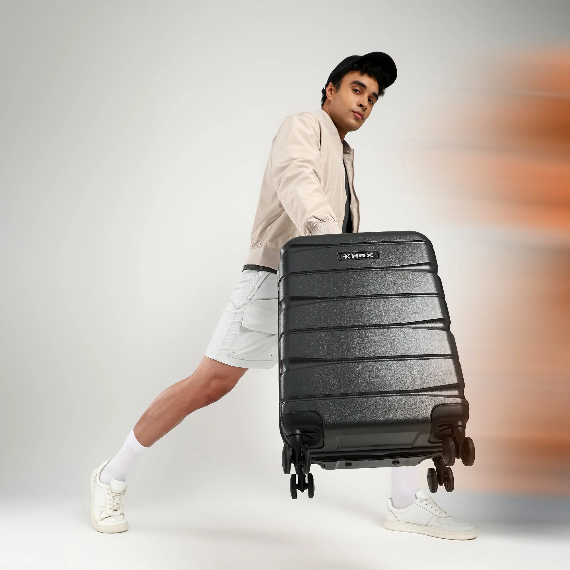 HRX by Hrithik Roshan Medium Check-in Suitcase (65 cm) 8 Wheels - Brute - Image 66