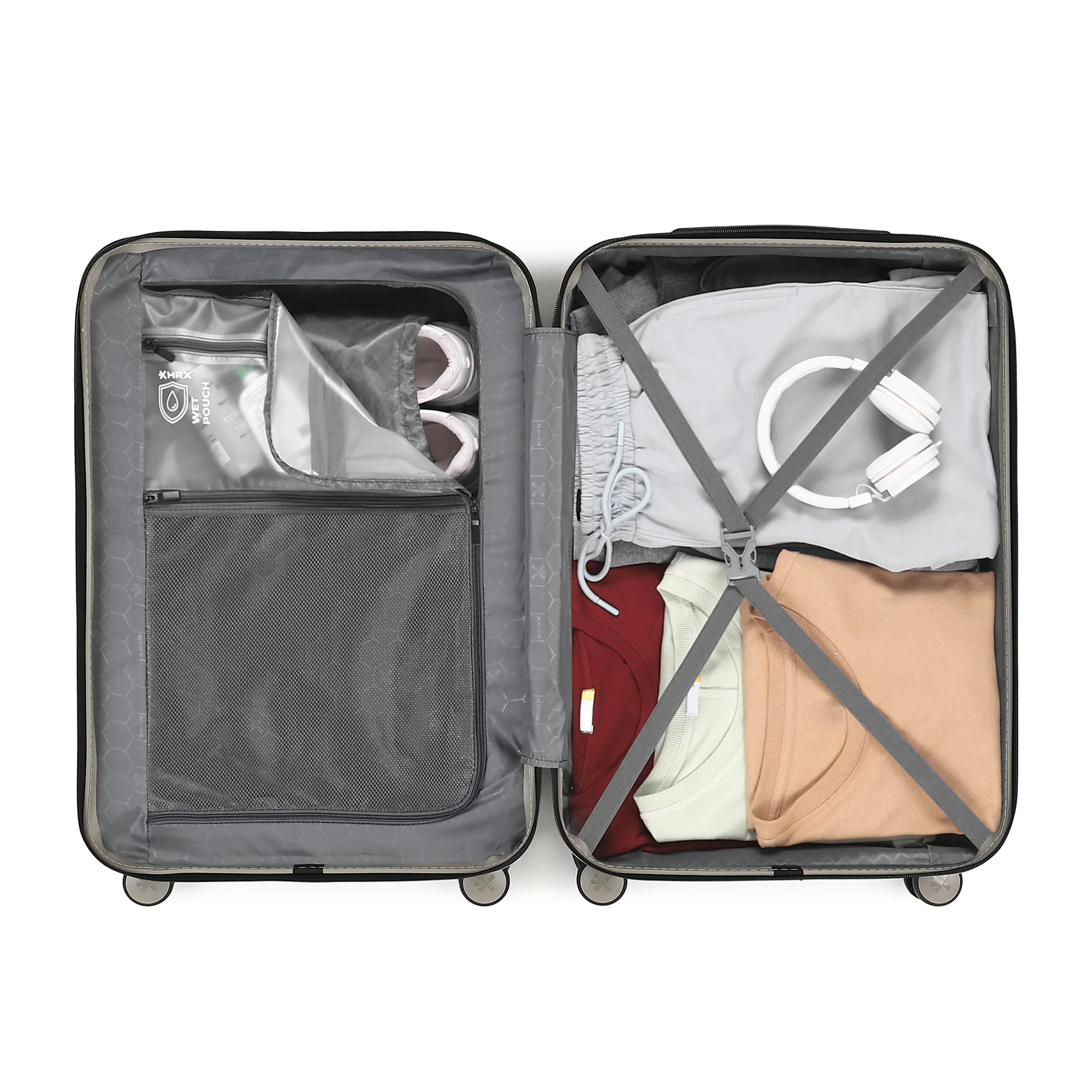 HRX by Hrithik Roshan Medium Check-in Suitcase (65 cm) 8 Wheels - Force - Image 112