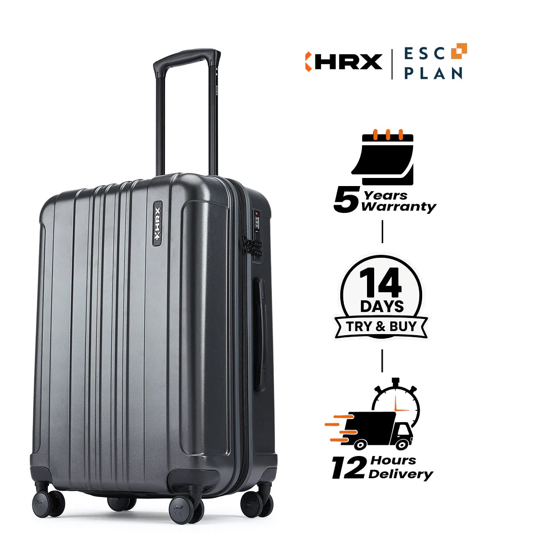 HRX by Hrithik Roshan Medium Check-in Suitcase (65 cm) 8 Wheels - Force - Image 61
