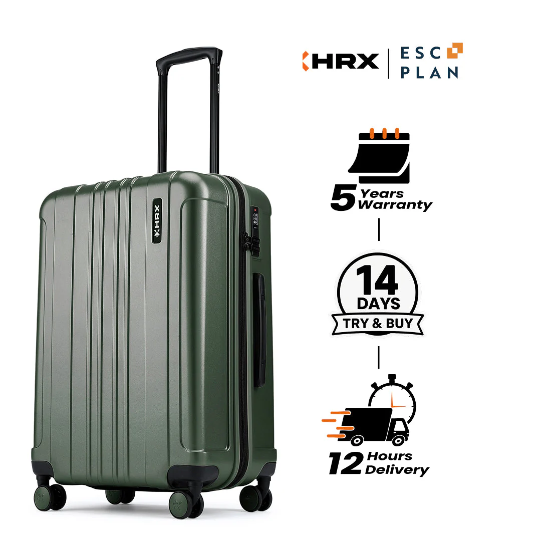 HRX by Hrithik Roshan Medium Check-in Suitcase (65 cm) 8 Wheels - Force - Image 62