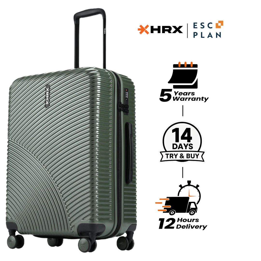 HRX by Hrithik Roshan Medium Check-in Suitcase (65 cm) 8 Wheels - Glide - Image 107