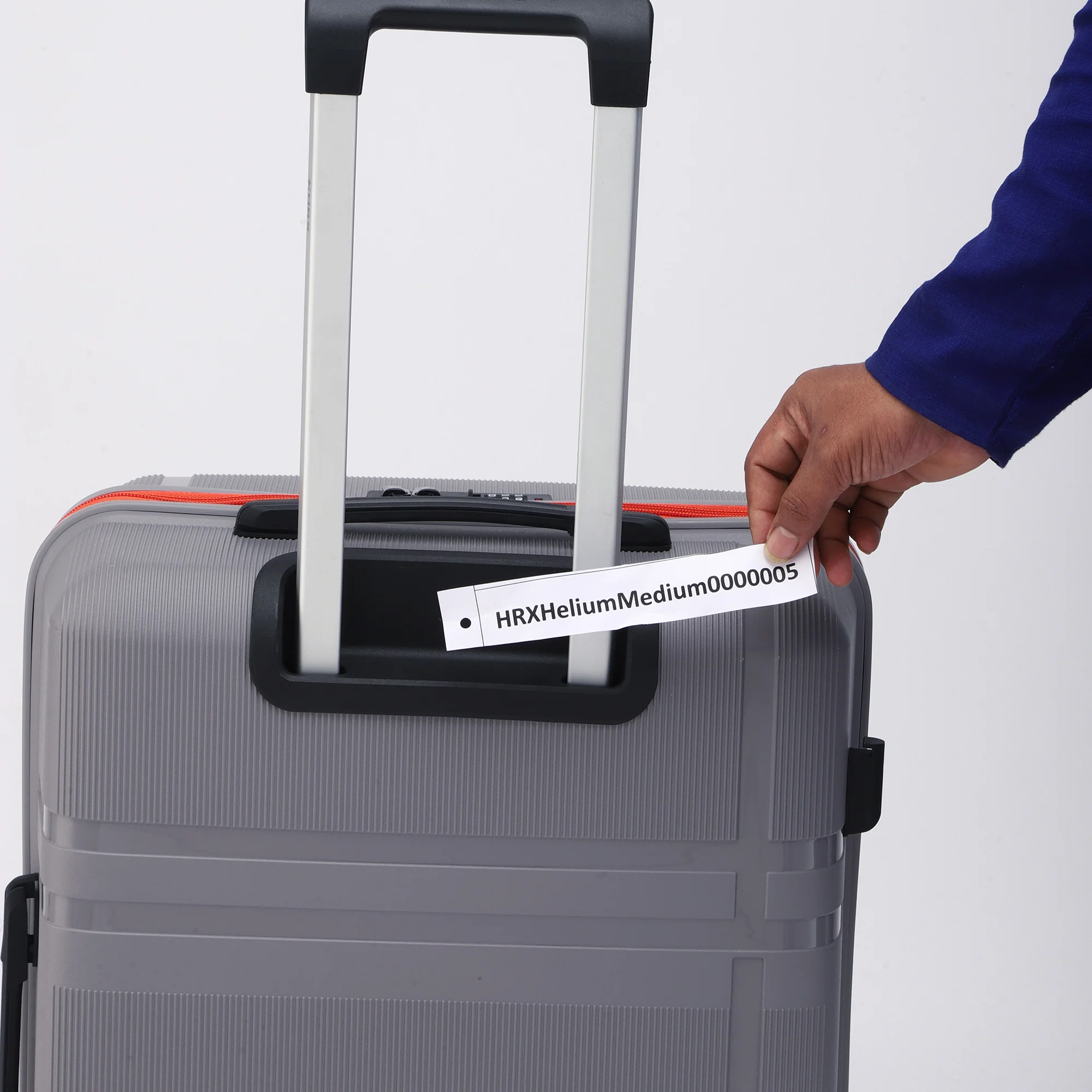HRX by Hrithik Roshan Medium Check-in Suitcase (65 cm) 8 Wheels - Helium - Image 133