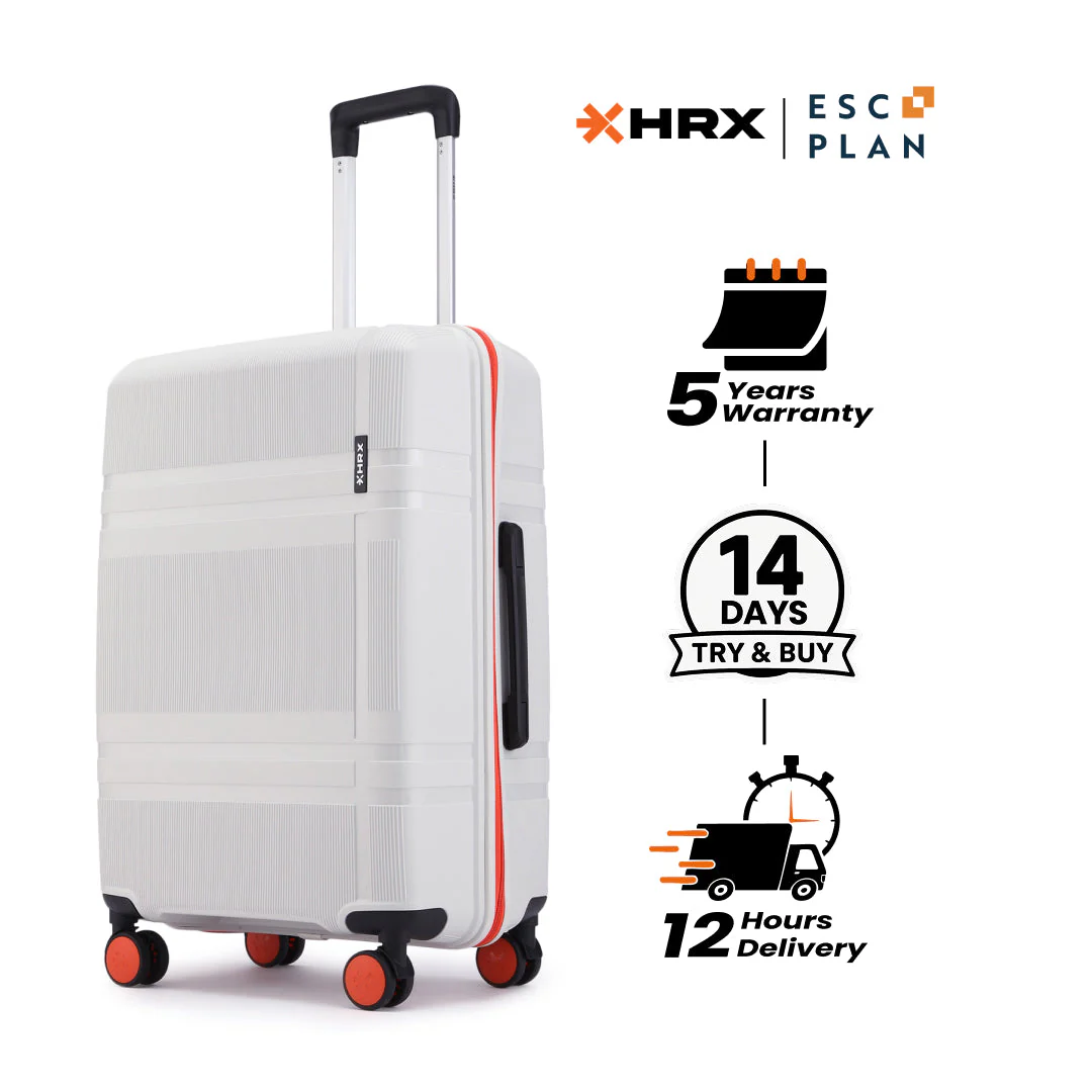 HRX by Hrithik Roshan Medium Check-in Suitcase (65 cm) 8 Wheels - Helium - Image 74