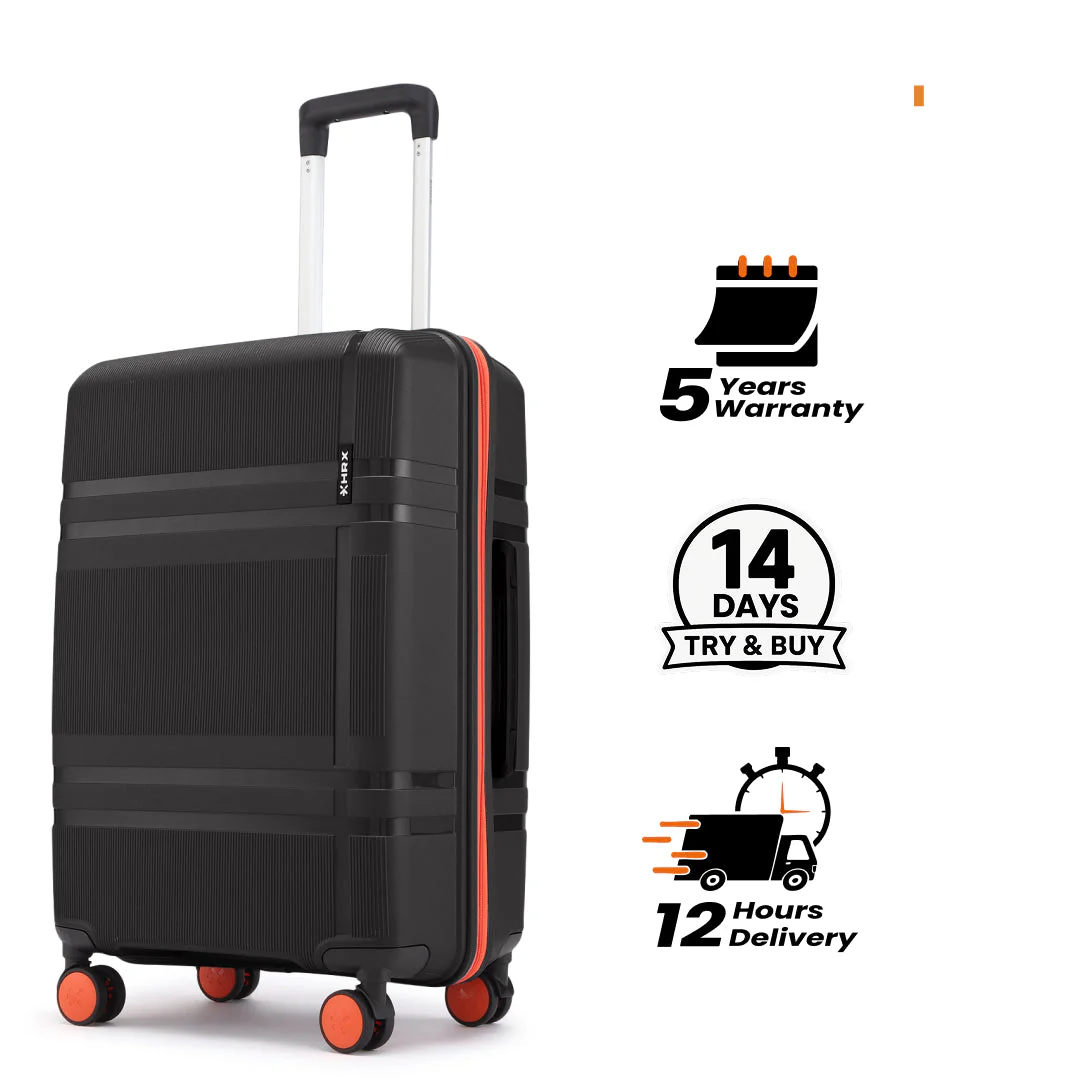 HRX by Hrithik Roshan Medium Check-in Suitcase (65 cm) 8 Wheels - Helium - Image 75