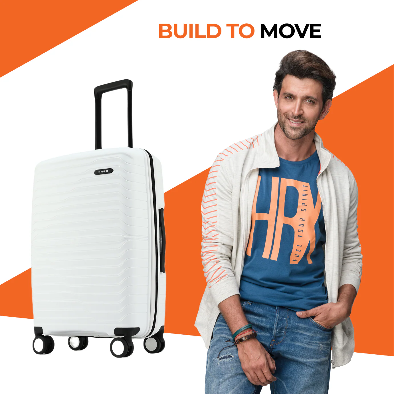 HRX by Hrithik Roshan Medium Check-in Suitcase (65 cm) 8 Wheels - Kyoto - Image 102