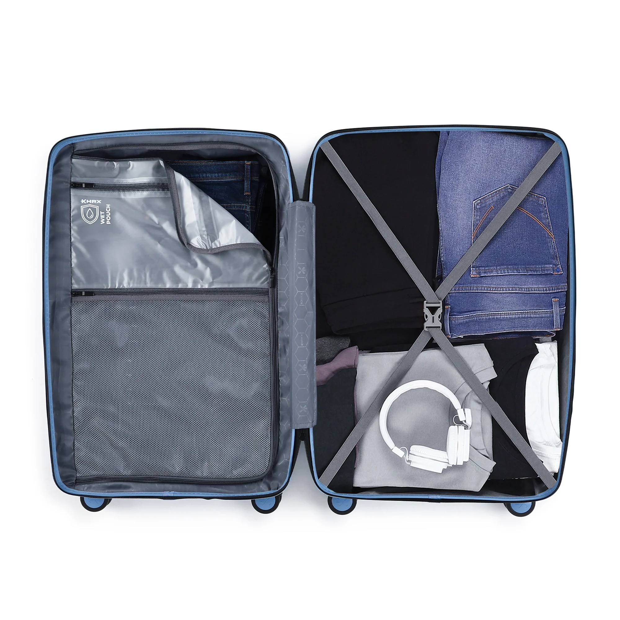 HRX by Hrithik Roshan Medium Check-in Suitcase (65 cm) 8 Wheels - Kyoto - Image 69