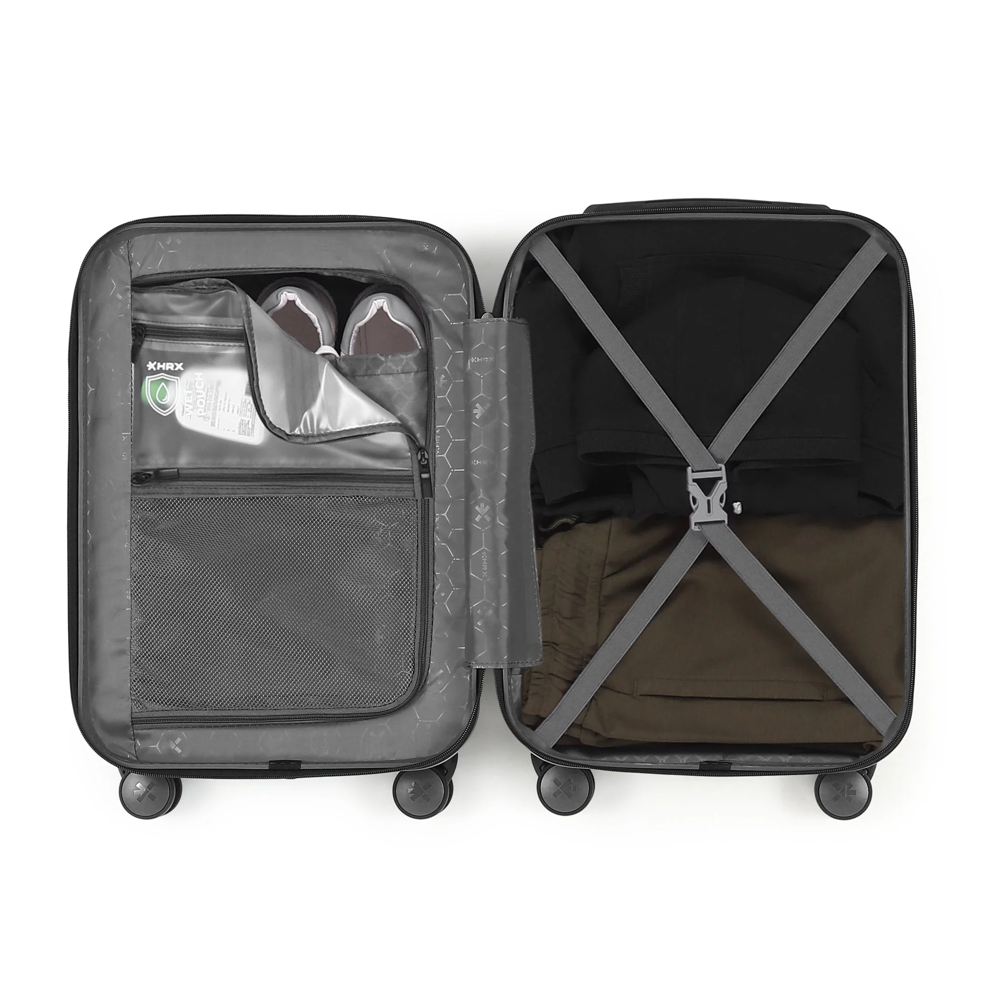 HRX by Hrithik Roshan Small Cabin Suitcase (56 cm) 8 Wheels - Brute - Image 26