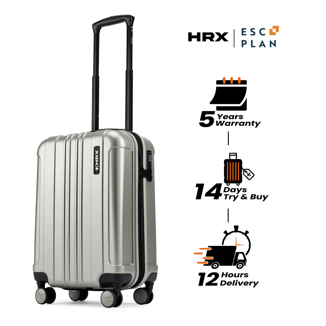 HRX by Hrithik Roshan Small Cabin Suitcase (56 cm) 8 Wheels - Force - Image 69