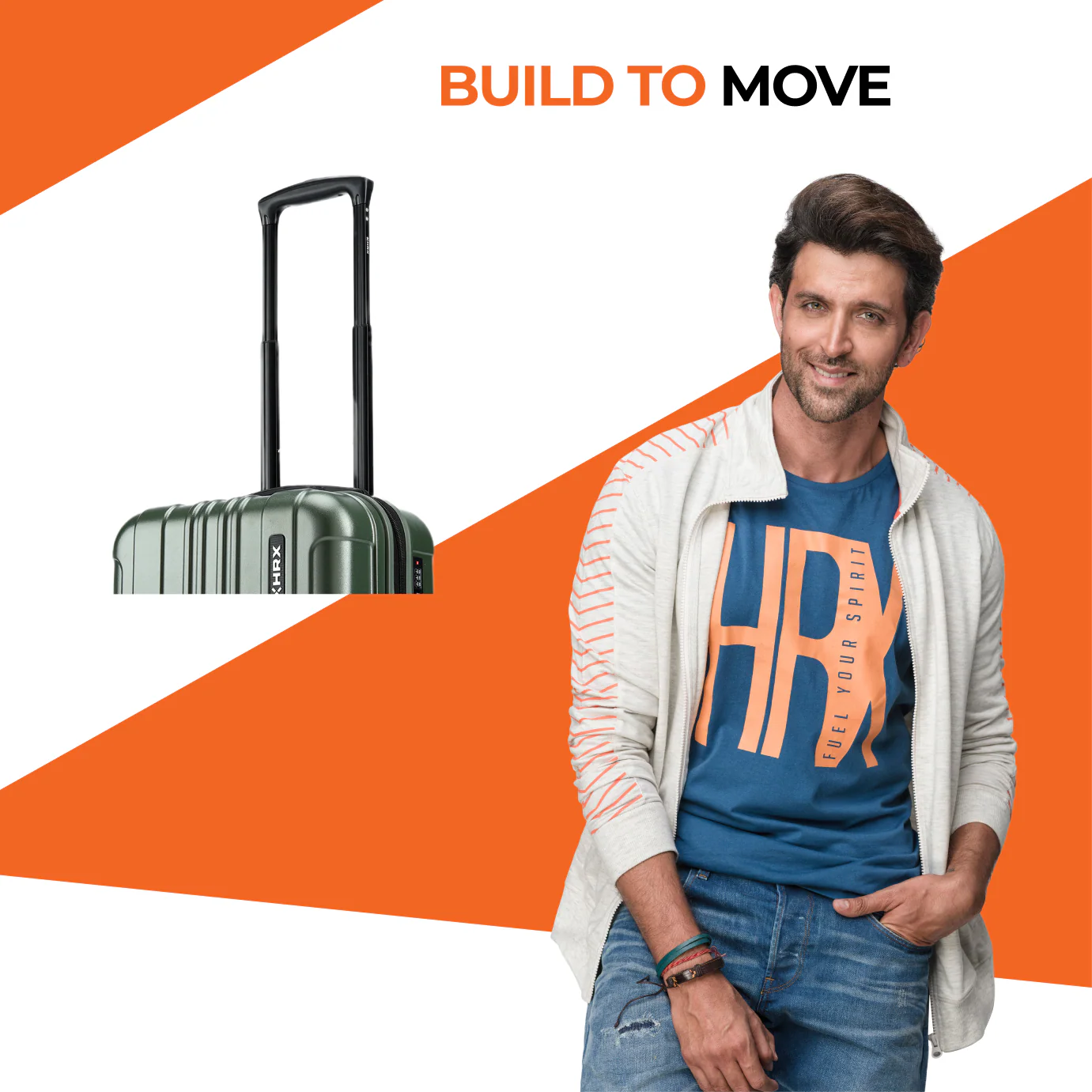HRX by Hrithik Roshan Small Cabin Suitcase (56 cm) 8 Wheels - Force - Image 90