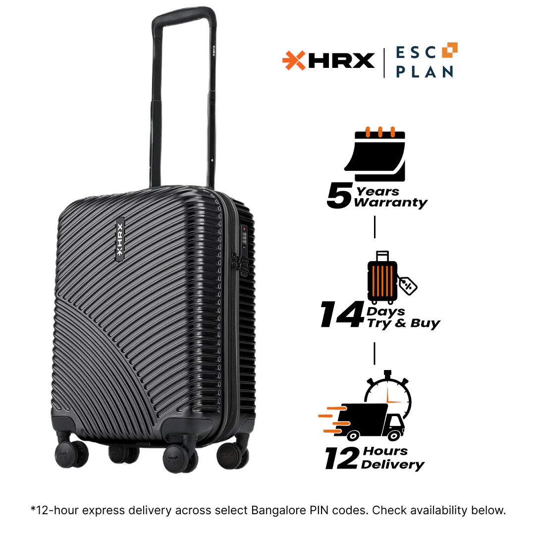 HRX by Hrithik Roshan Small Cabin Suitcase (56 cm) 8 Wheels - Glide - Image 116