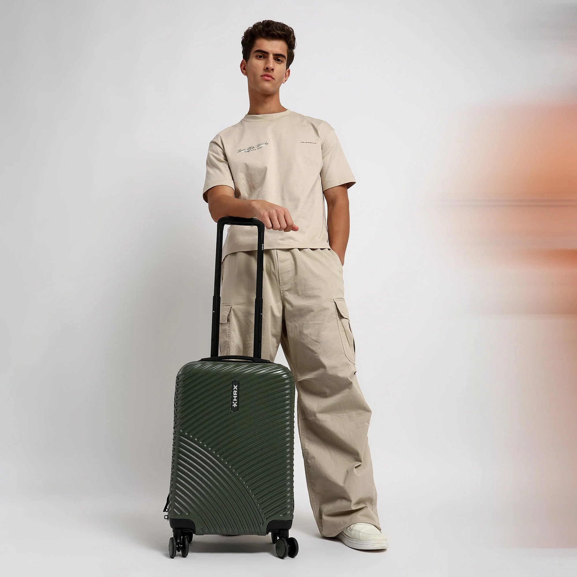 HRX by Hrithik Roshan Small Cabin Suitcase (56 cm) 8 Wheels - Glide - Image 2