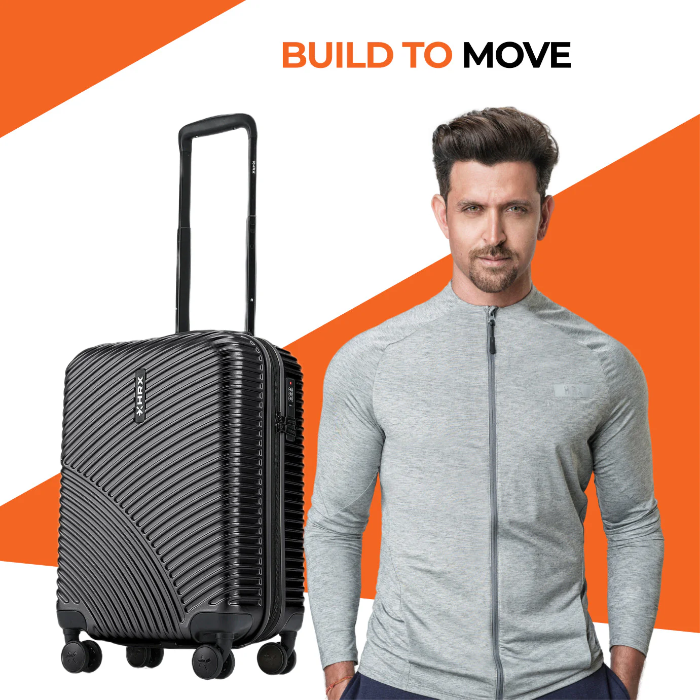HRX by Hrithik Roshan Small Cabin Suitcase (56 cm) 8 Wheels - Glide - Image 59