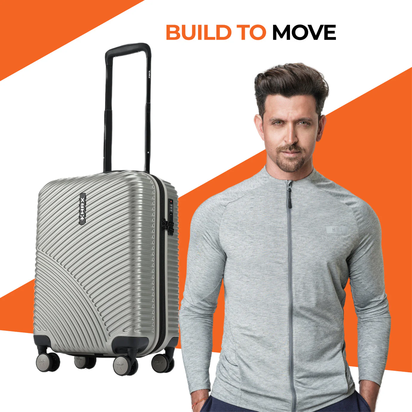 HRX by Hrithik Roshan Small Cabin Suitcase (56 cm) 8 Wheels - Glide - Image 60