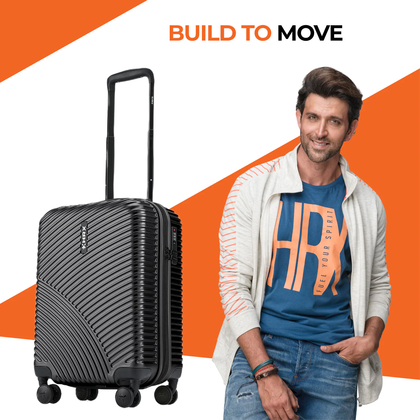 HRX by Hrithik Roshan Small Cabin Suitcase (56 cm) 8 Wheels - Glide - Image 71