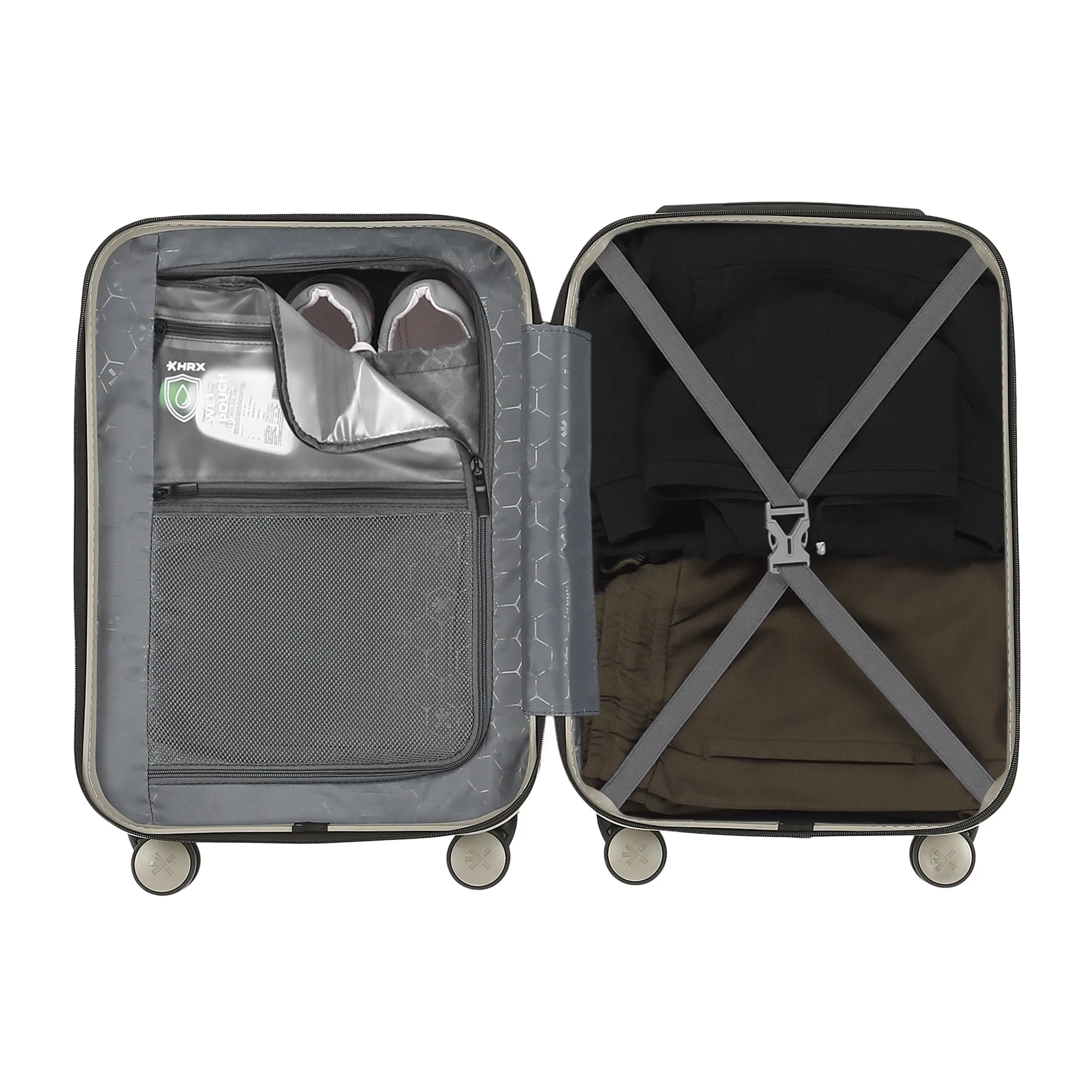 HRX by Hrithik Roshan Small Cabin Suitcase (56 cm) 8 Wheels - Grit - Image 19