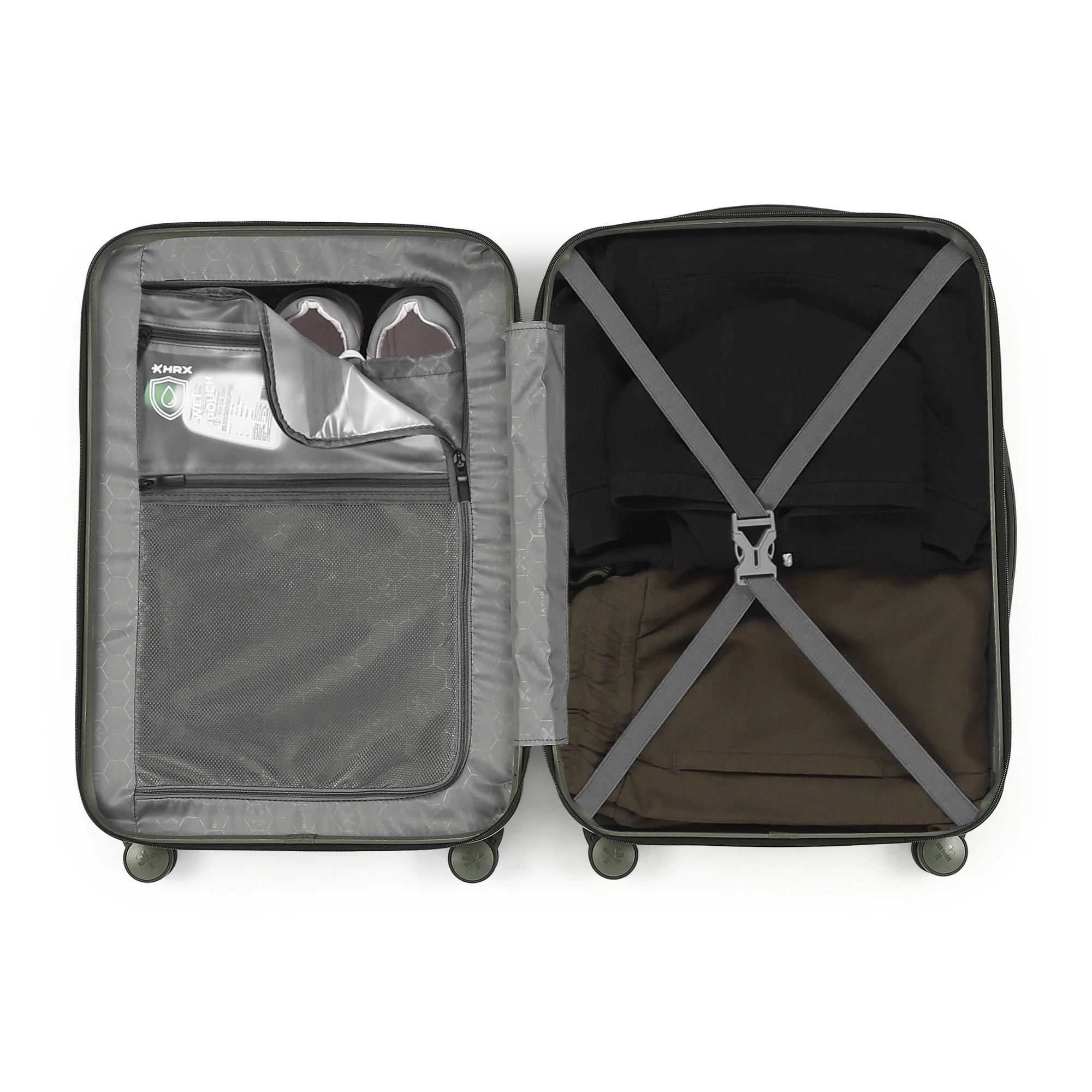HRX by Hrithik Roshan Small Cabin Suitcase (56 cm) 8 Wheels - Grit - Image 28