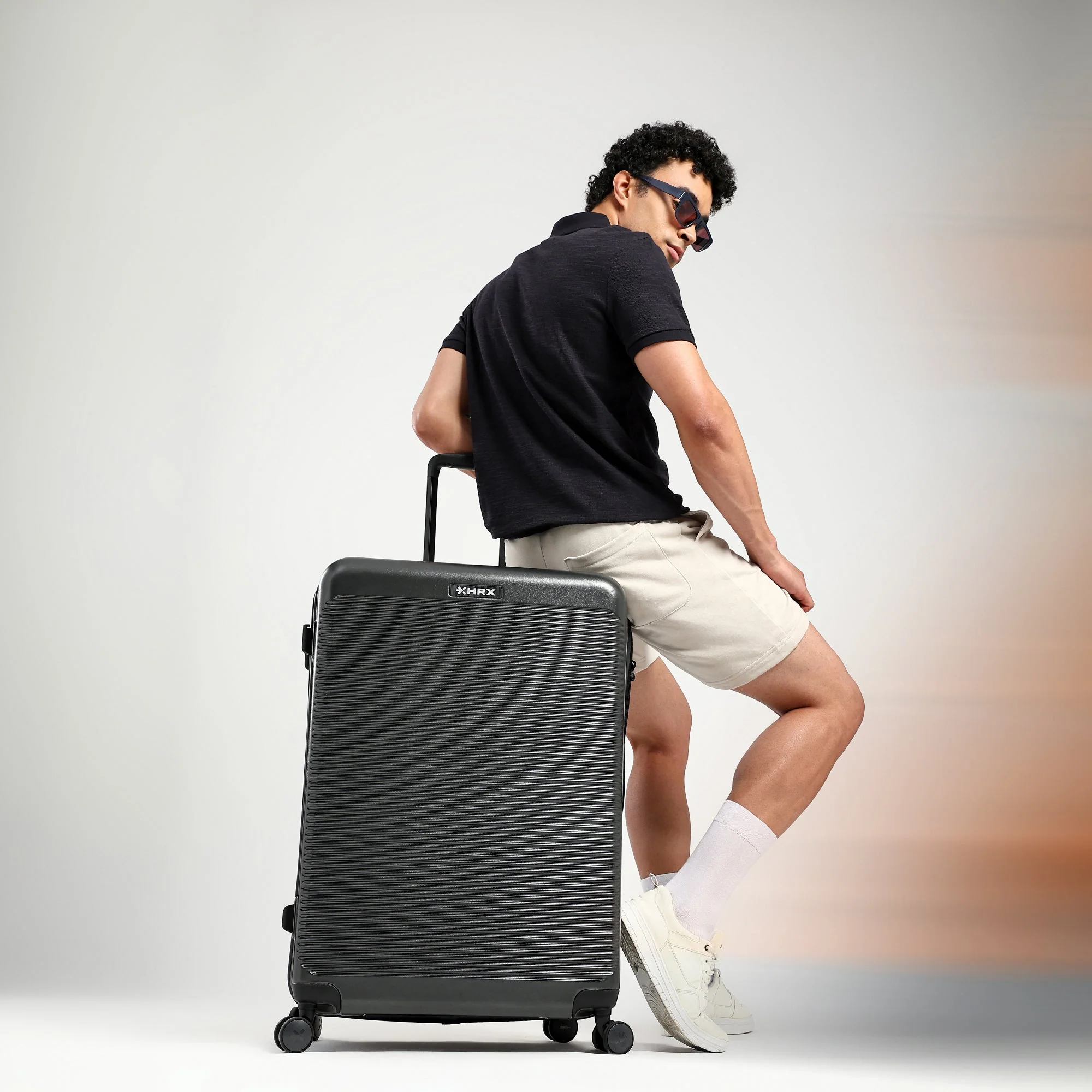 HRX by Hrithik Roshan Small Cabin Suitcase (56 cm) 8 Wheels - Grit - Image 35