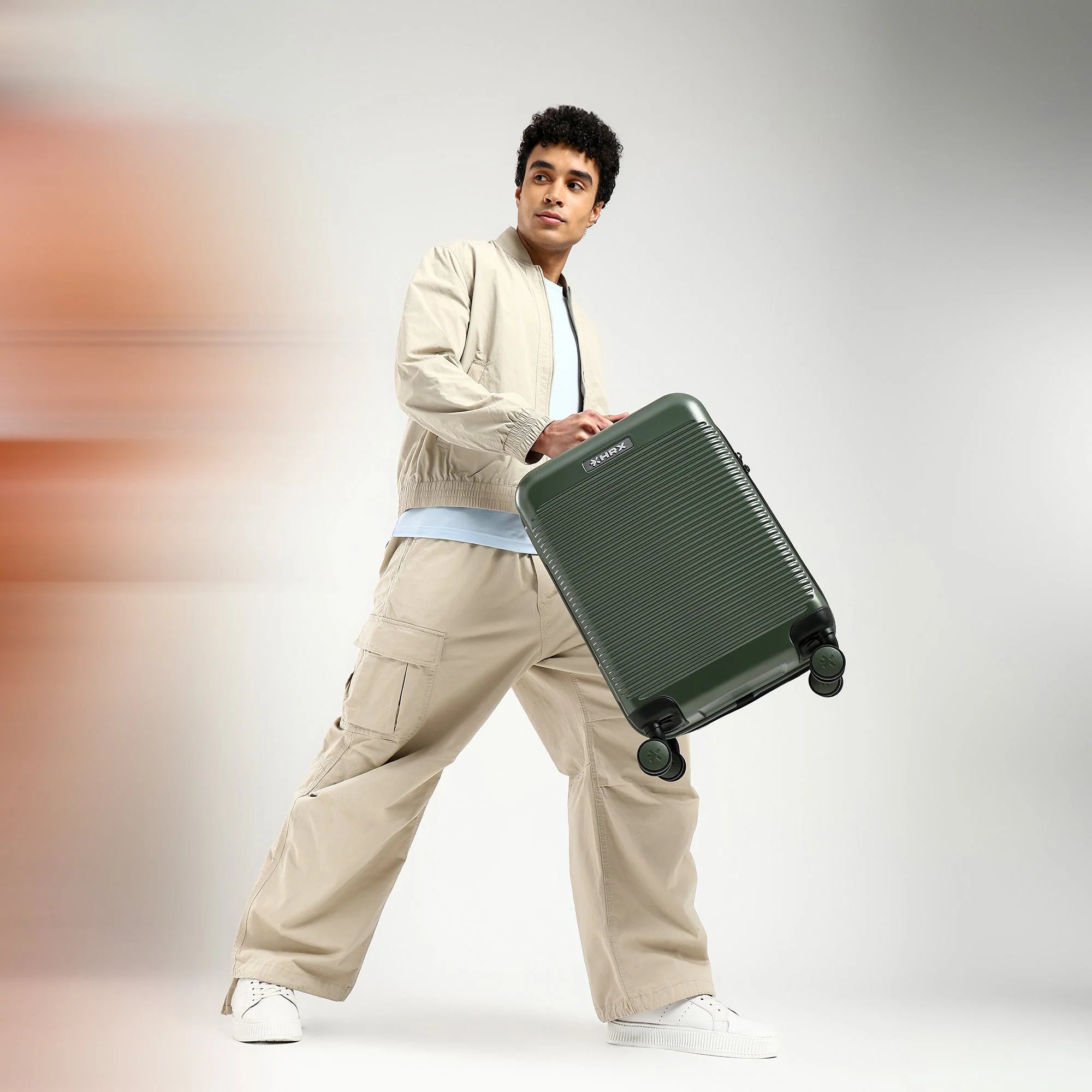HRX by Hrithik Roshan Small Cabin Suitcase (56 cm) 8 Wheels - Grit - Image 37