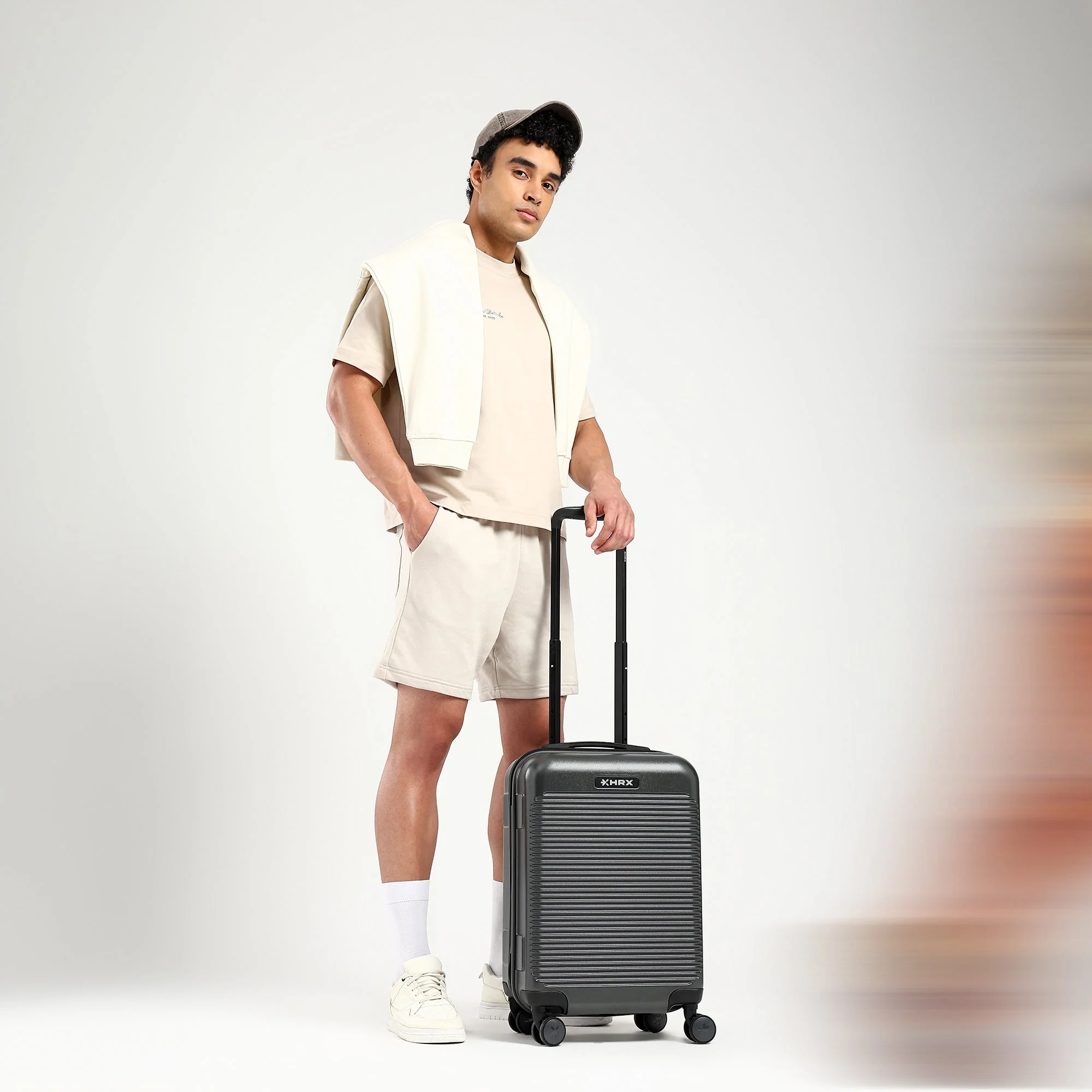 HRX by Hrithik Roshan Small Cabin Suitcase (56 cm) 8 Wheels - Grit - Image 38