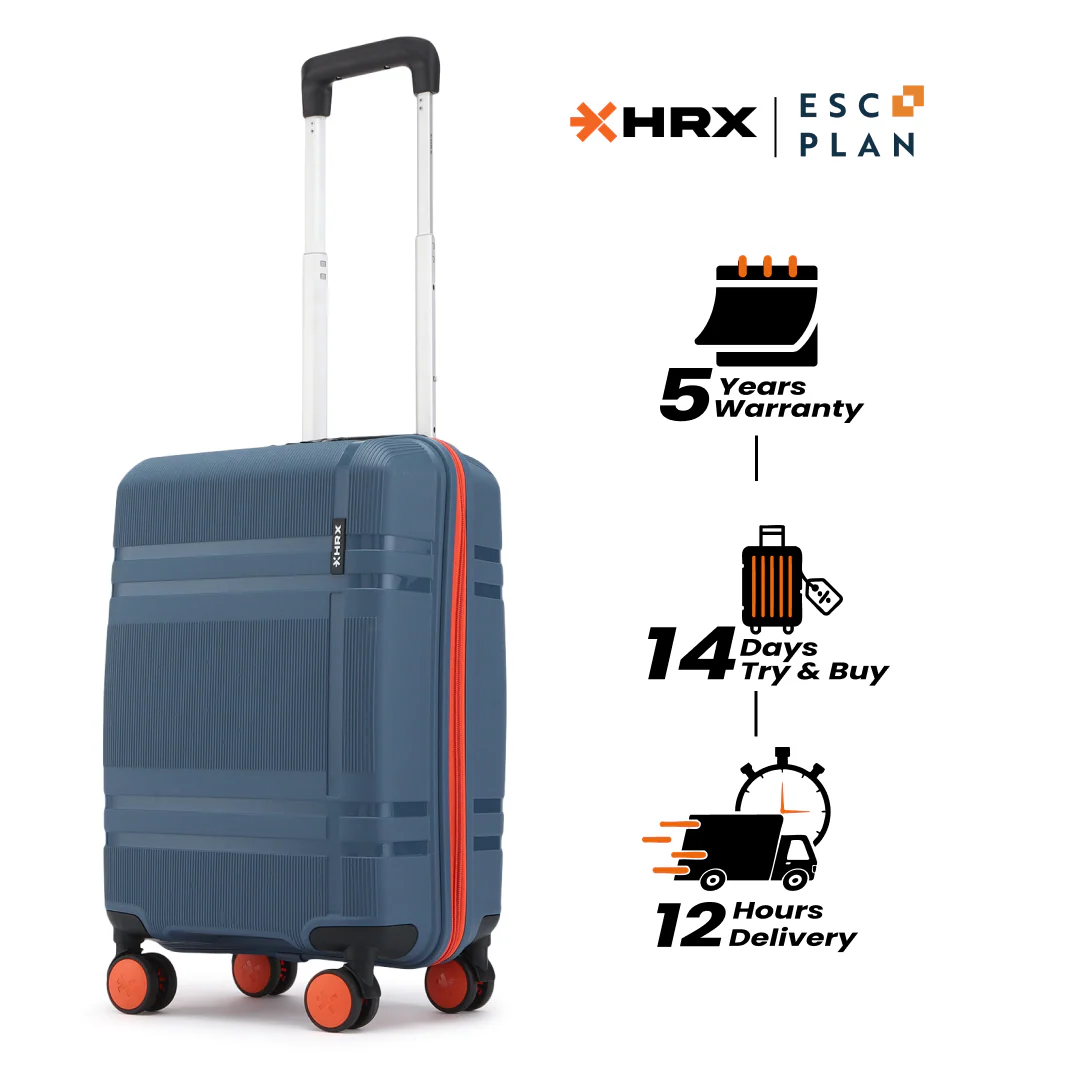 HRX Helium Small Cabin Suitcase (56 cm) 8 Wheels - by Hrithik Roshan - Image 176